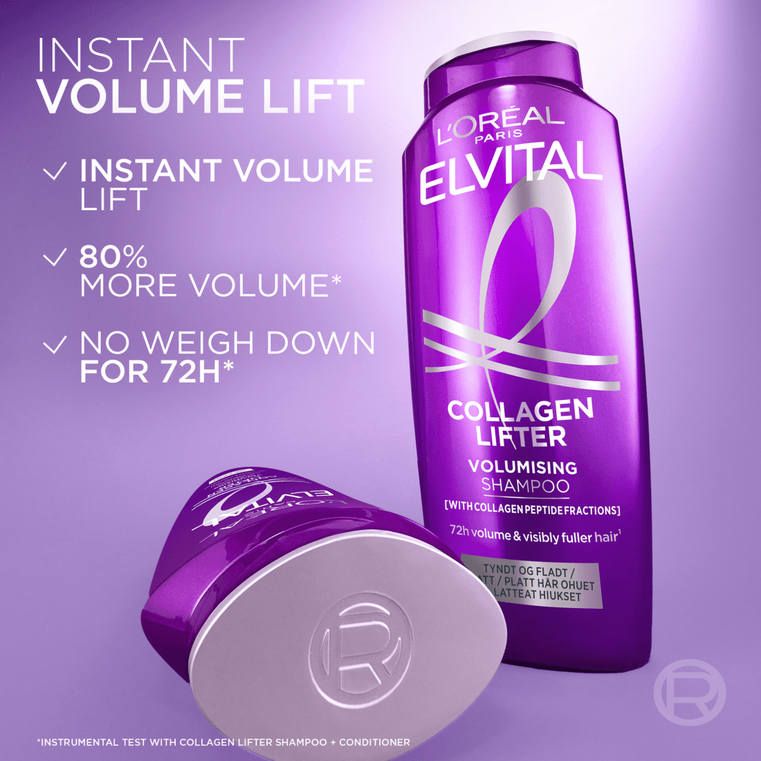 L'Oréal Paris Elvital Collagen Lifter Schampo 400 ml - produktbild 4