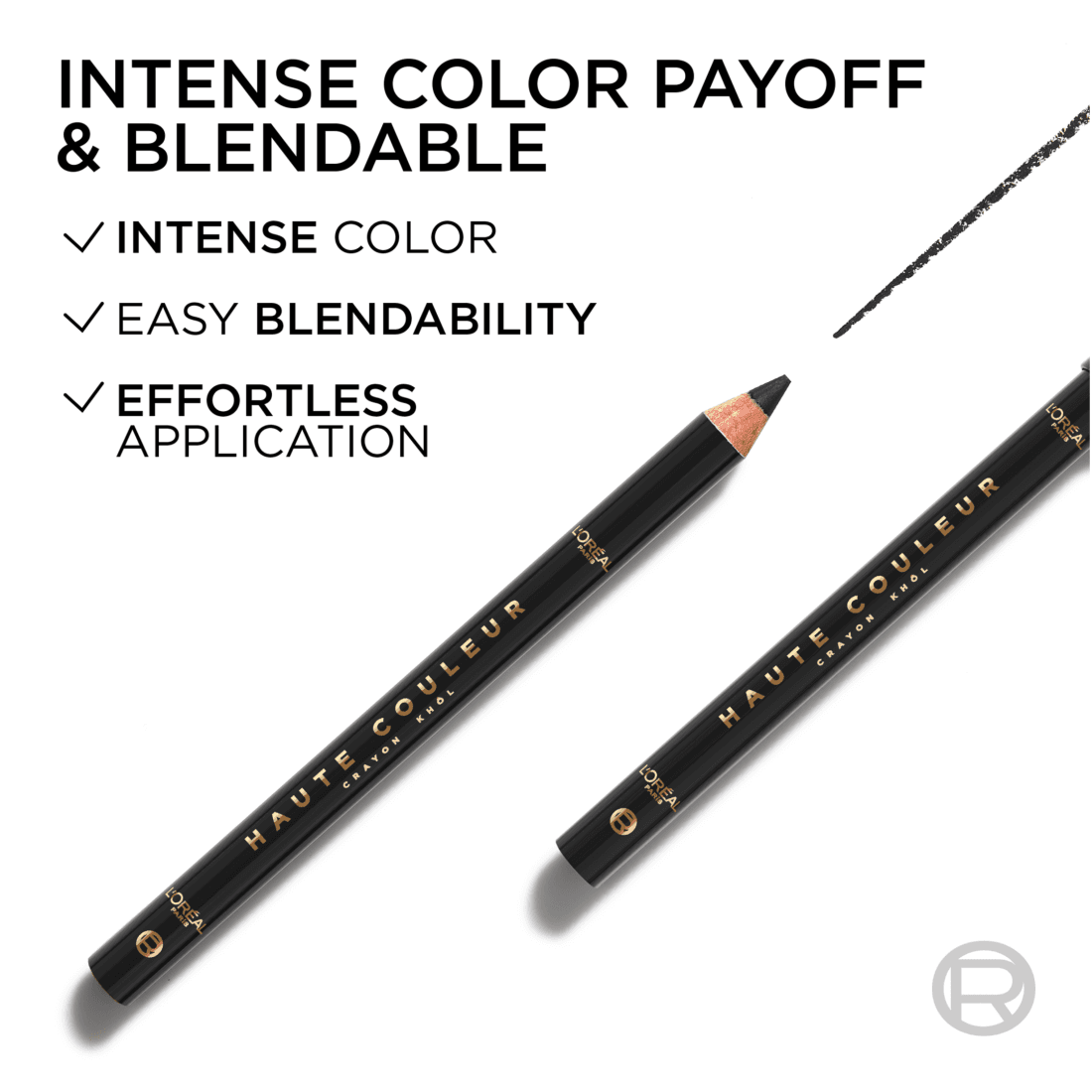 L'Oréal Paris Haute Couleur Eyelinerpenna 110 Noir Silk 1,2 g - produktbild 3