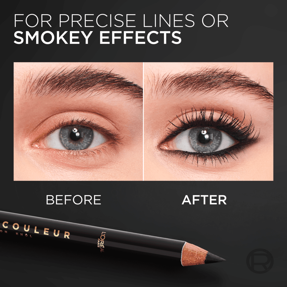 L'Oréal Paris Haute Couleur Eyelinerpenna 110 Noir Silk 1,2 g - produktbild 4