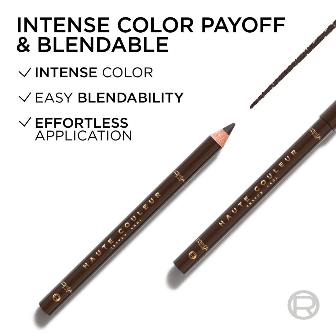 L'Oréal Paris Haute Couleur Eyelinerpenna 120 Brun Leather 1,2 g - produktbild 3