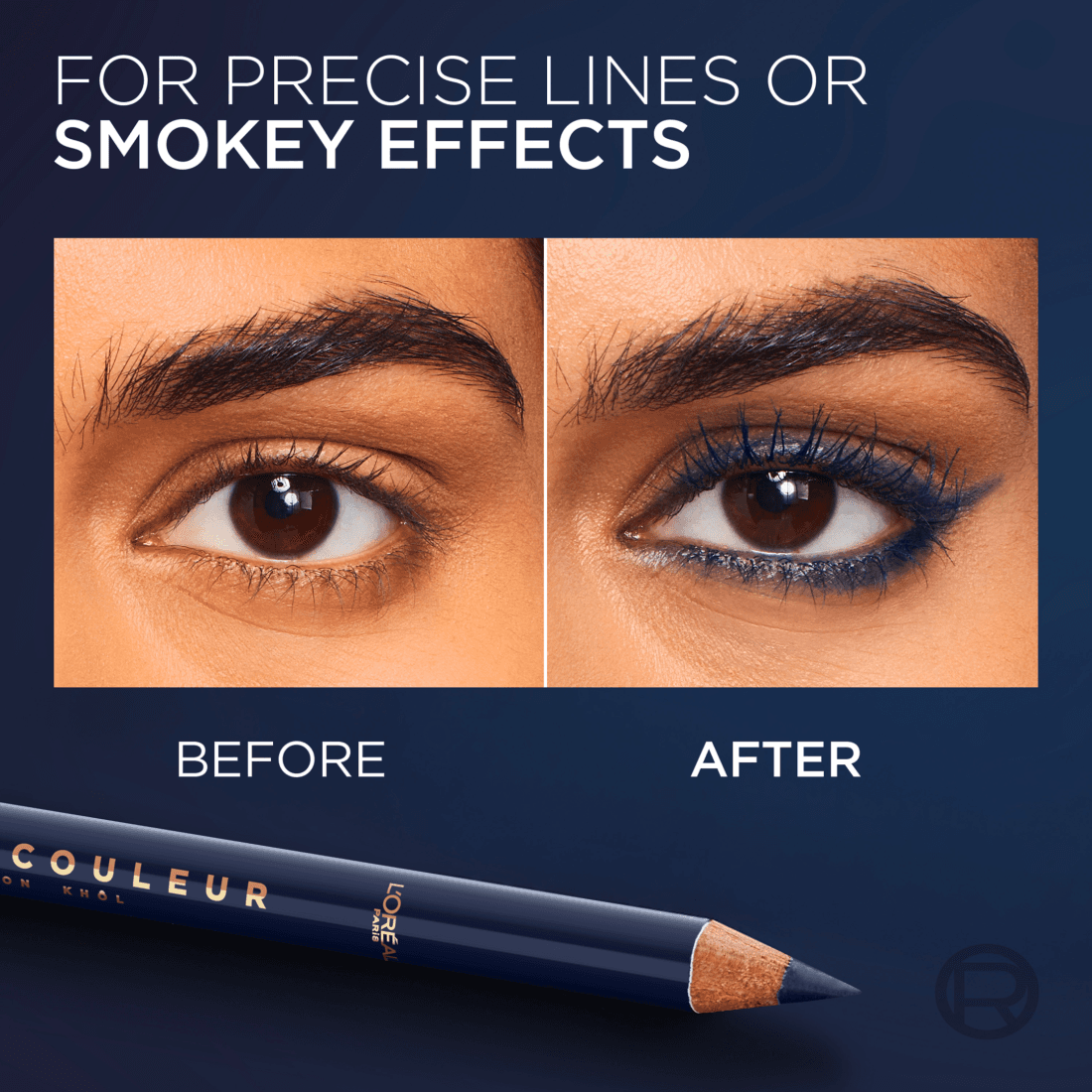 L'Oréal Paris Haute Couleur Eyelinerpenna 130 Bleu Suede 1,2 g - produktbild 4