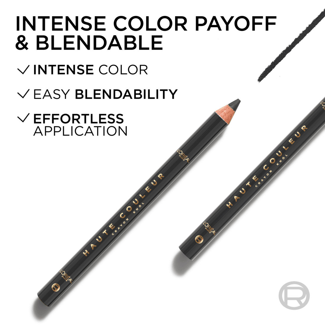 L'Oréal Paris Haute Couleur Eyelinerpenna 170 Graphite Satin 1,2 g - produktbild 2