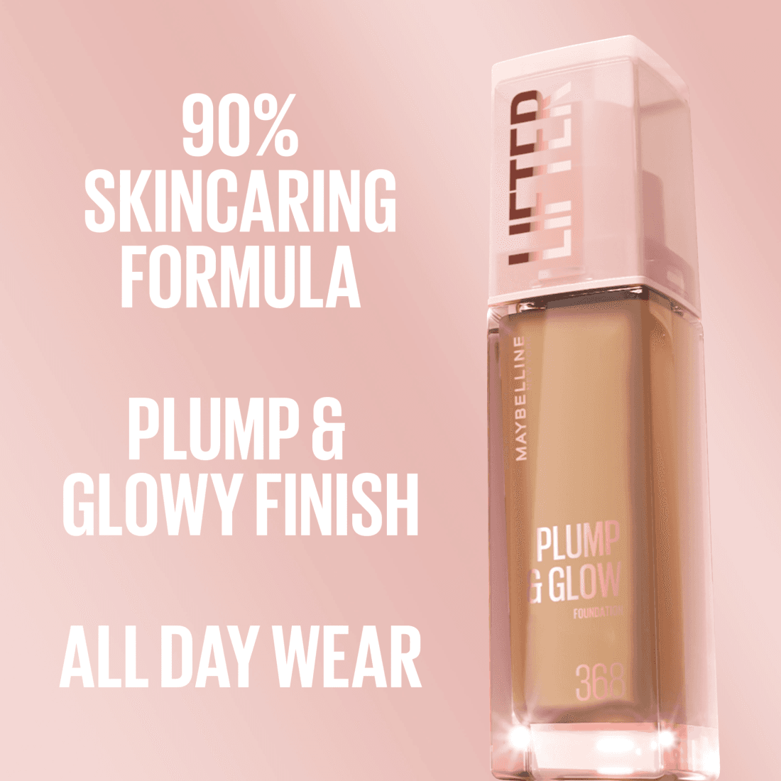 Maybelline New York Lifter Plump & Glow Foundation 116 30 ml - produktbild 4
