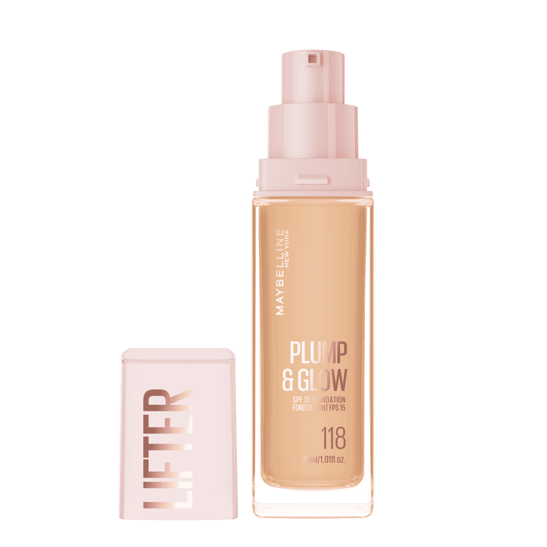 Maybelline New York Lifter Plump & Glow Foundation 118 30 ml