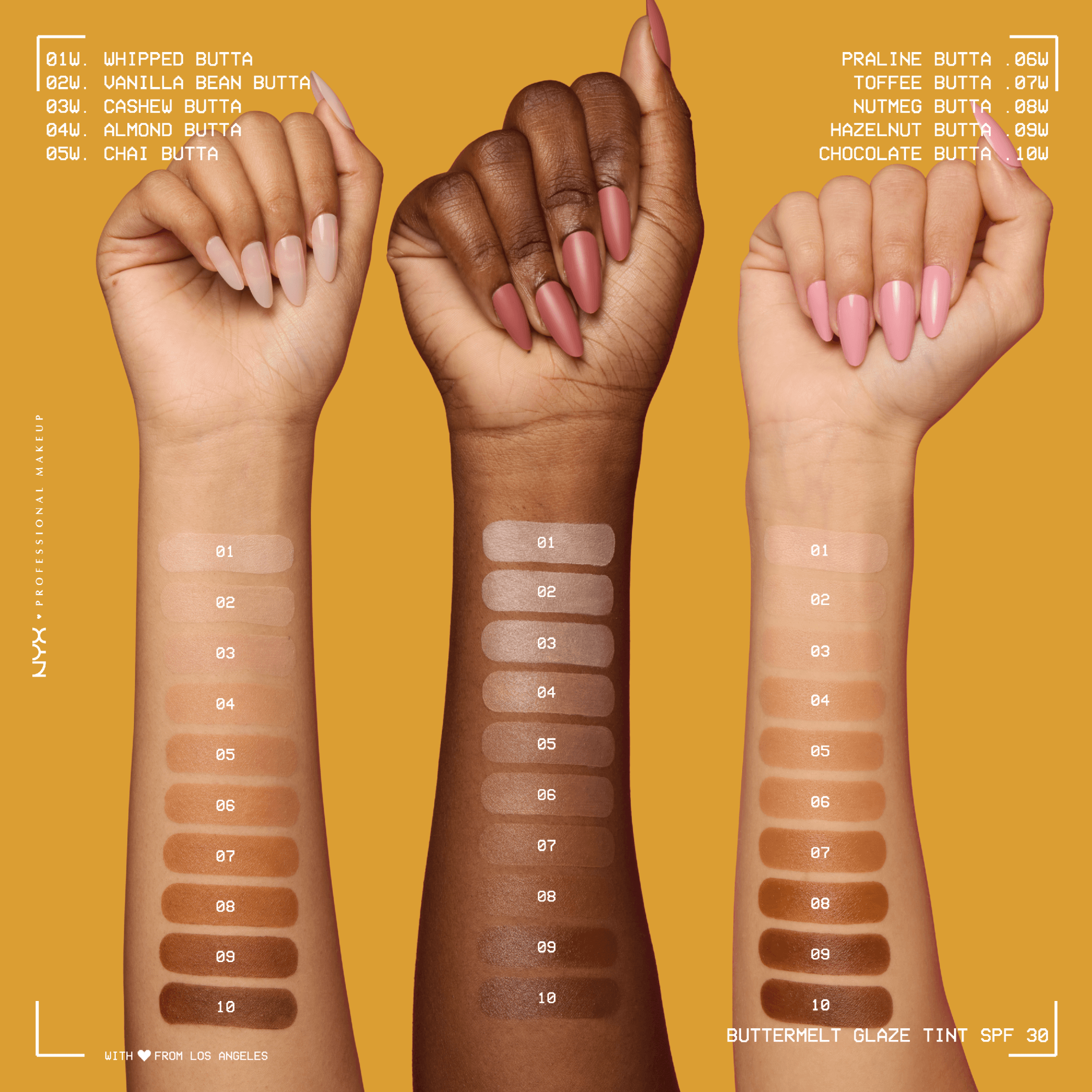 NYX Professional Makeup Buttermelt Glaze Skin Tint SPF30 Foundation 05 Chai Butta 30 ml - produktbild 5