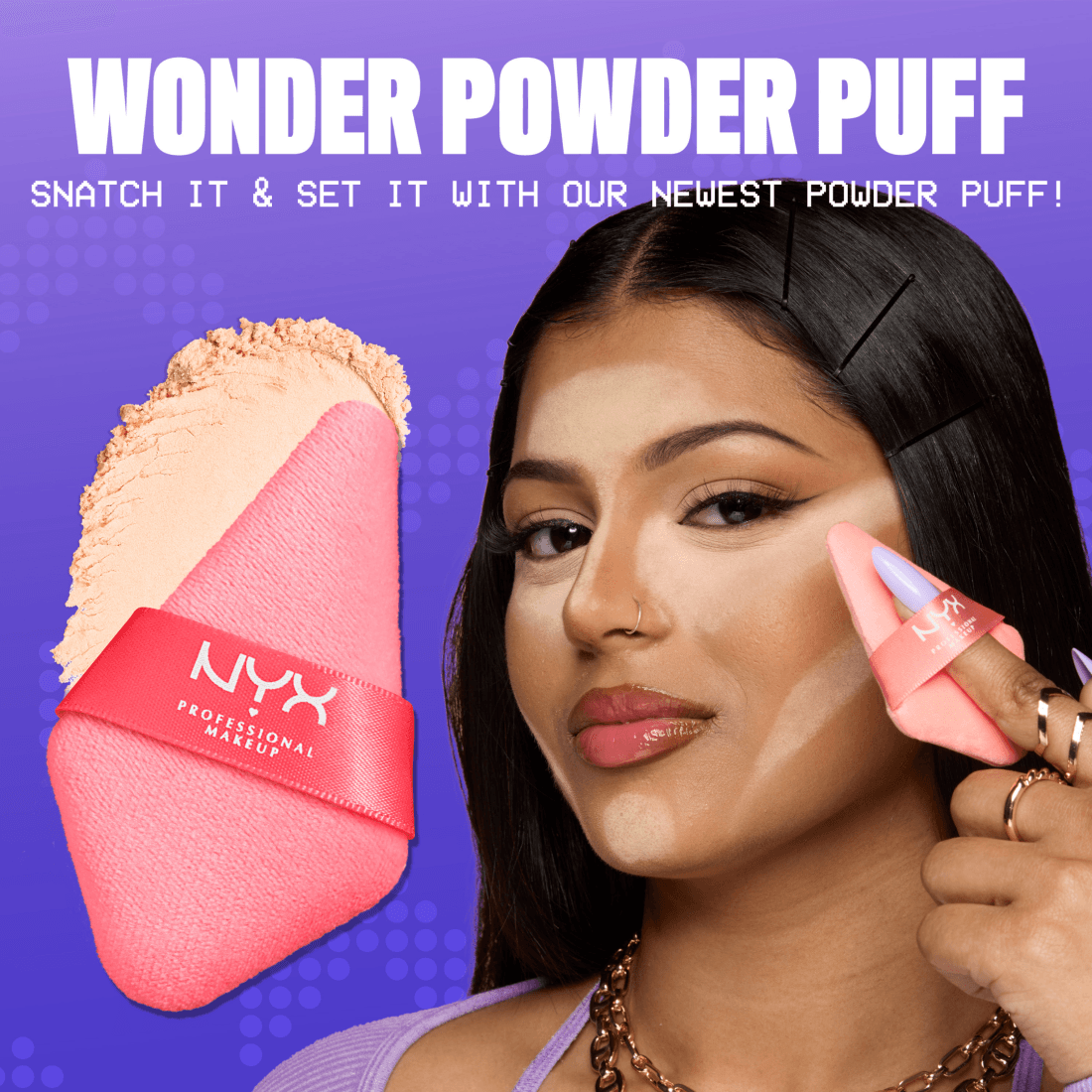 NYX Professional Makeup Wonder Setting Powder Puff 3