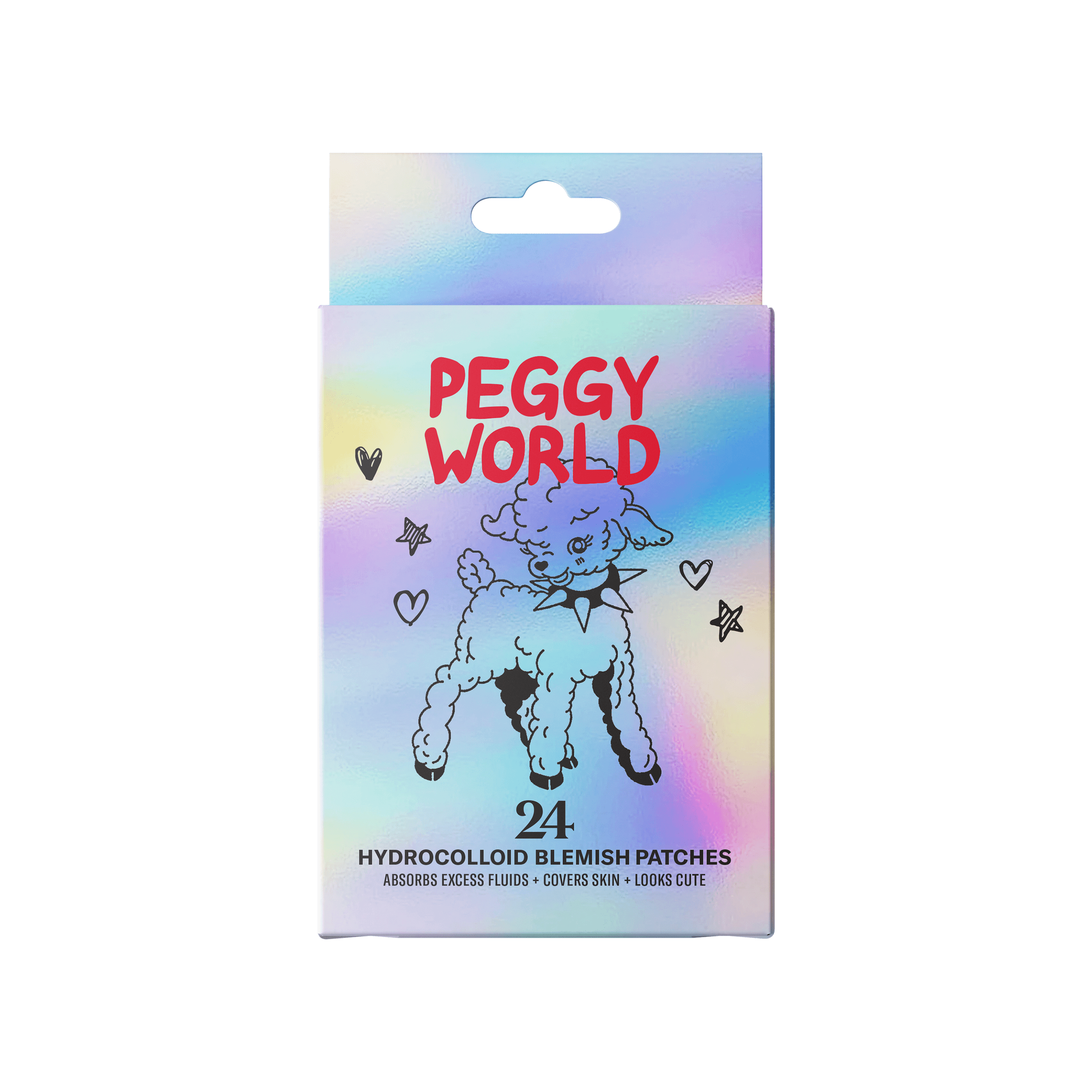 Peggy World Blemish Patches Hearts and Stars Holographic 24 st