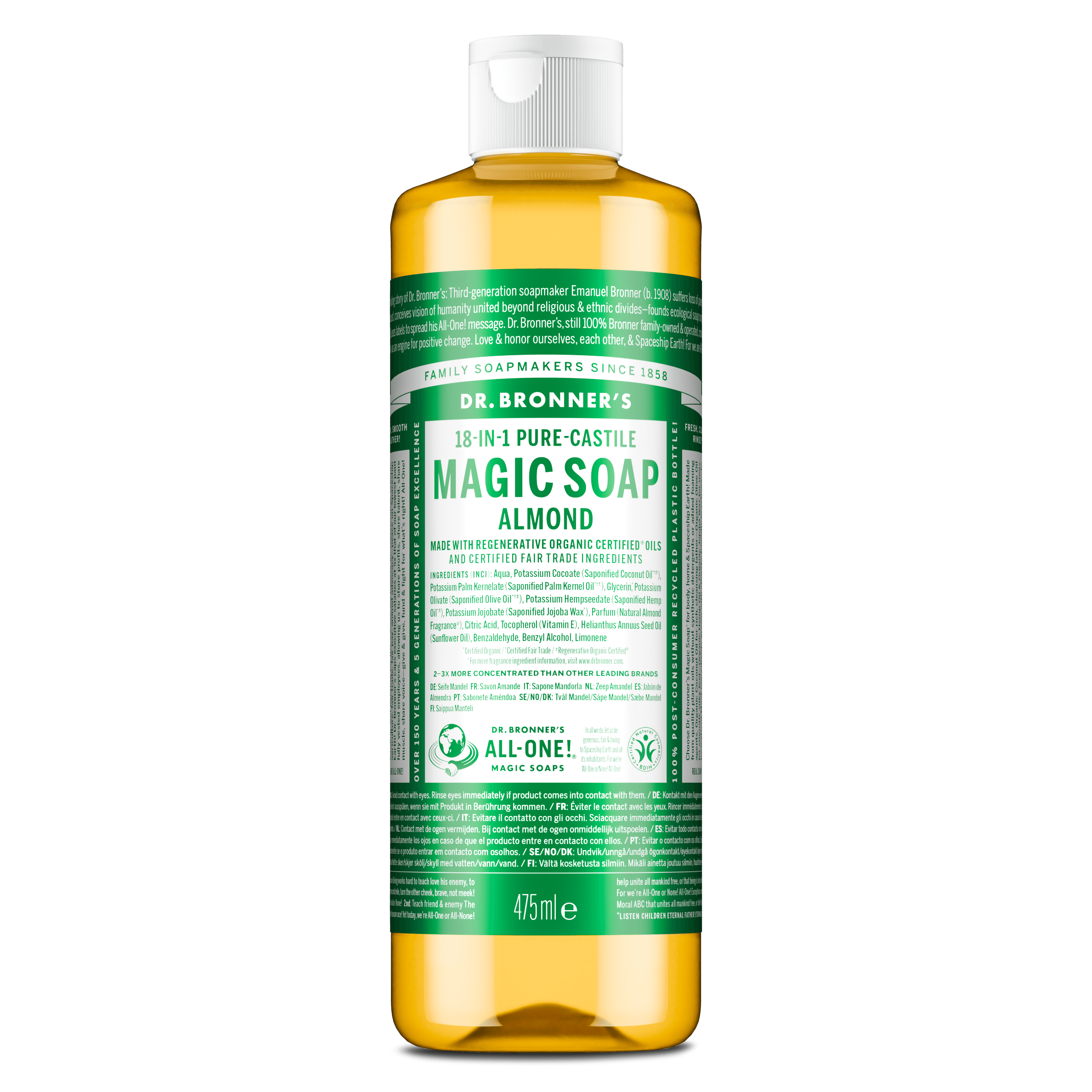 Dr. Bronner's Magic Soap Almond 475 ml