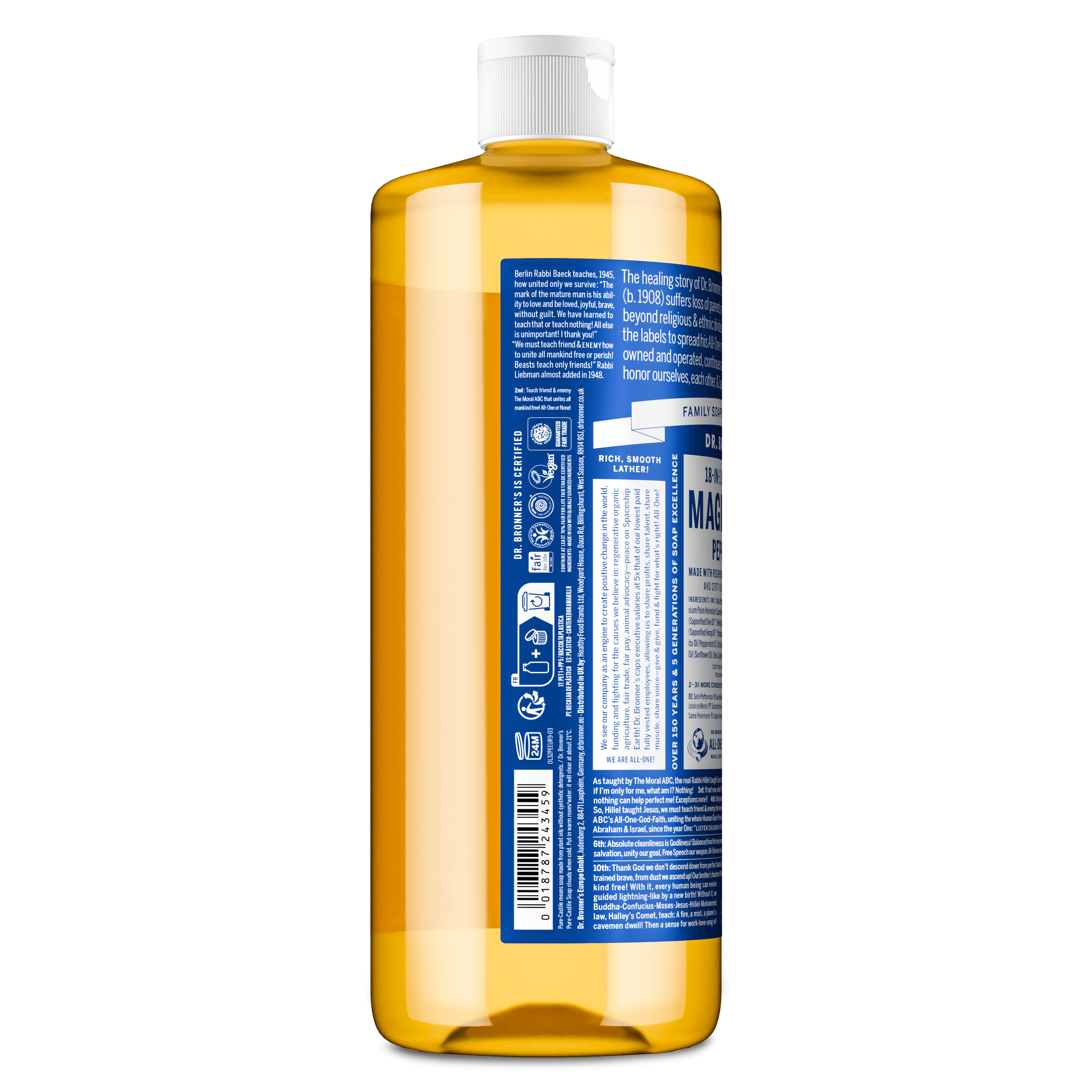 Dr. Bronner's Magic Soap Peppermint 945 ml - produktbild 3