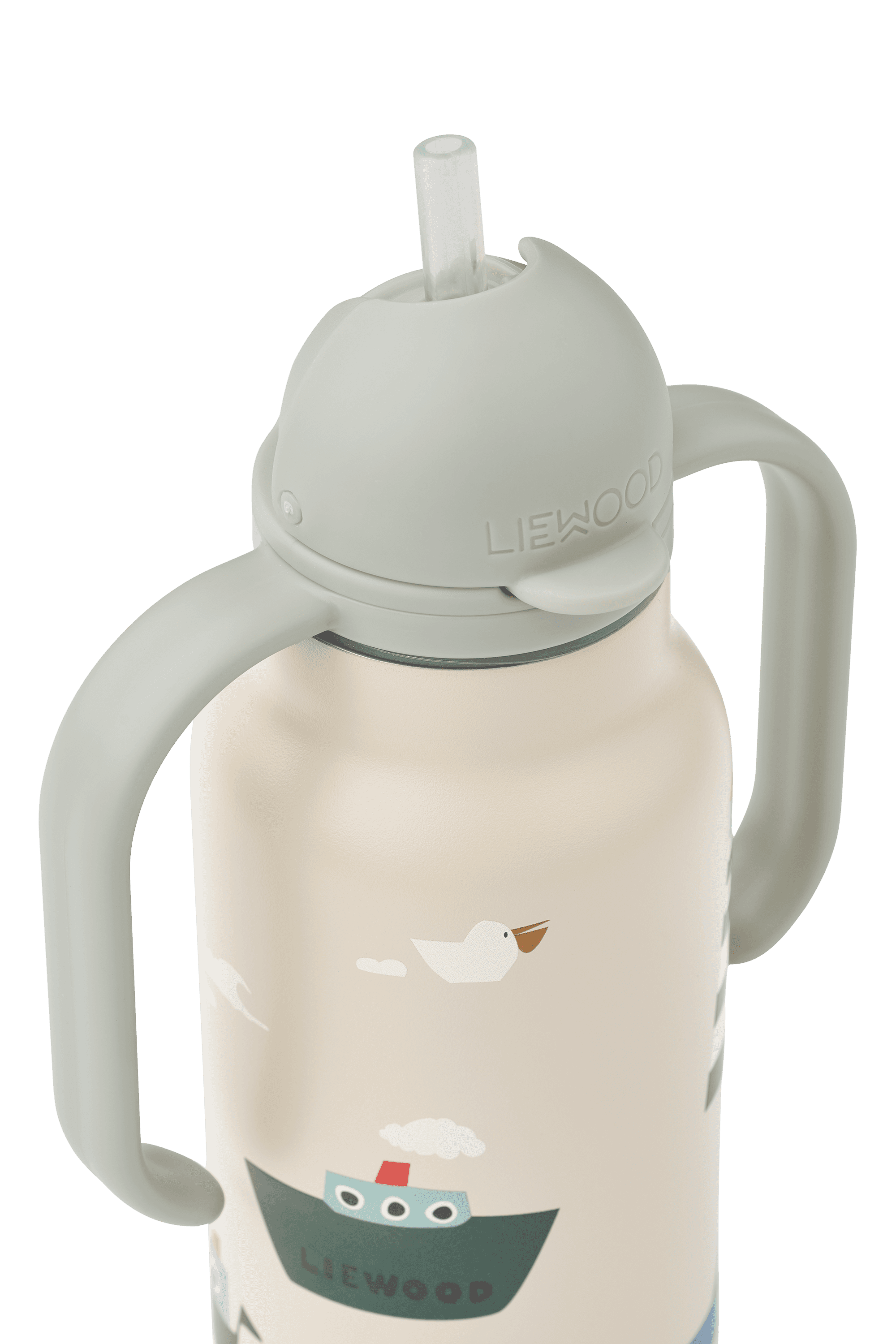 LIEWOOD Kimmie Sugrörsflaska Sailing/Sandy 250 ml - produktbild 3