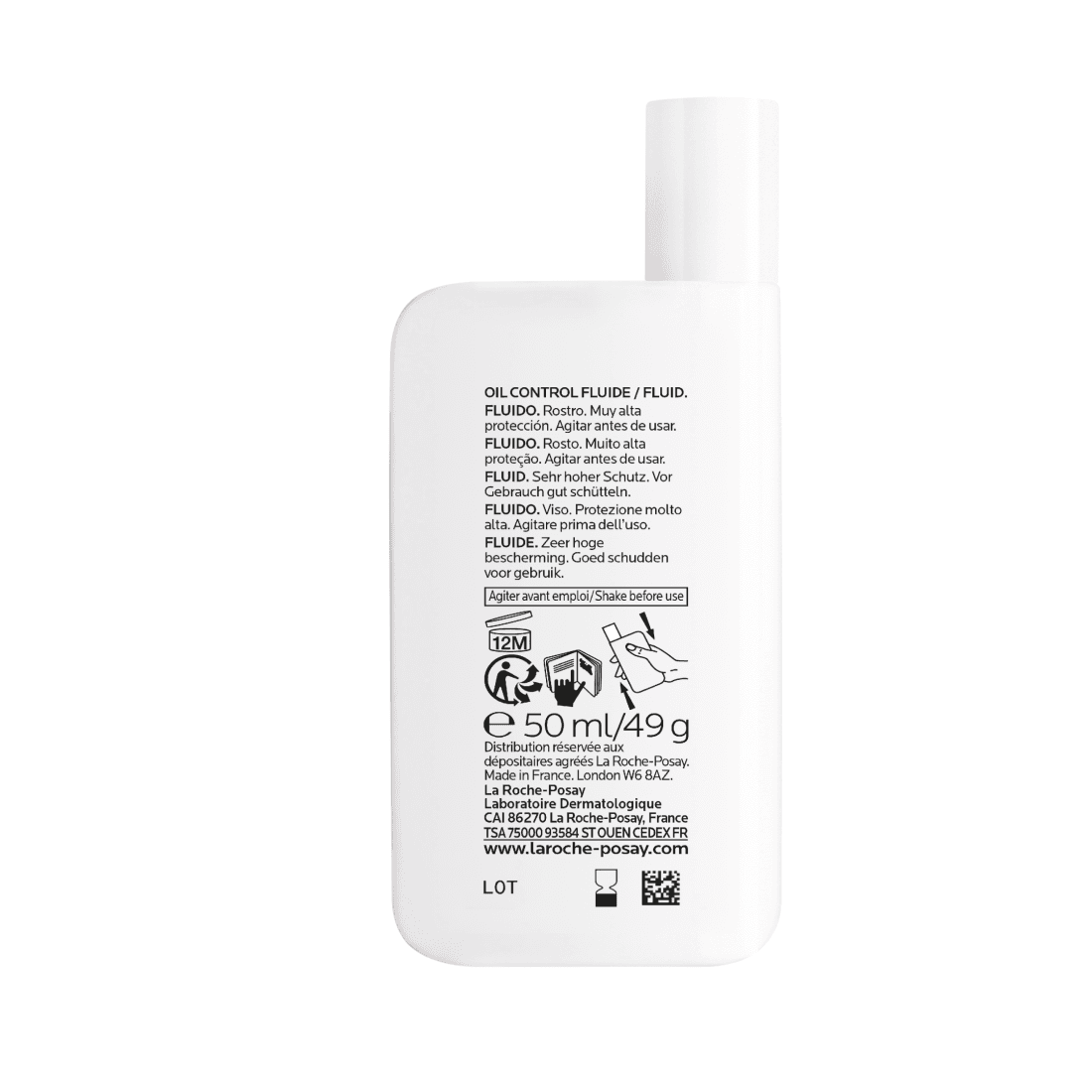 La Roche-Posay Anthelios Uvmune 400 Oil Control Fluide SPF50+ 50 ml - produktbild 2