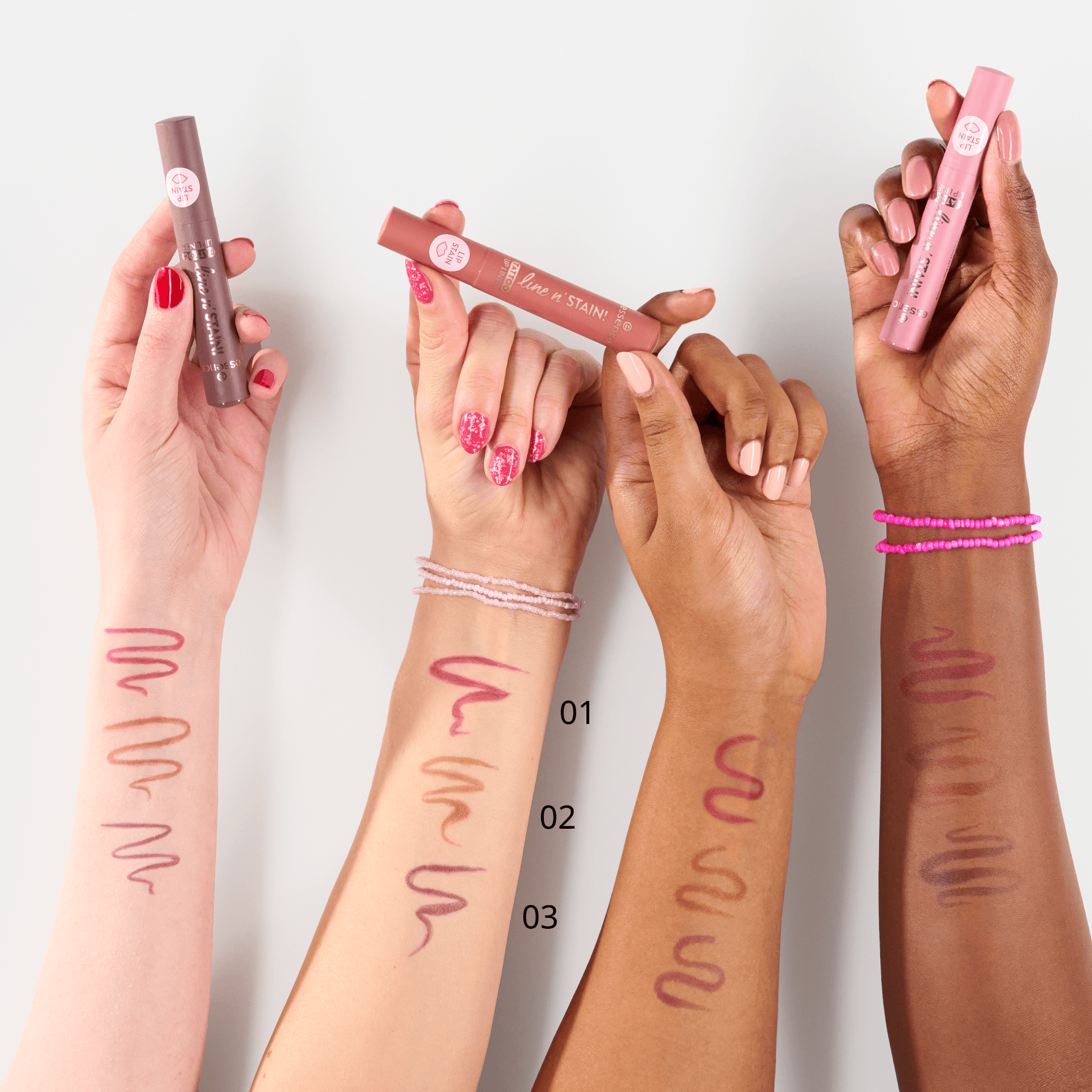 essence Line n' Stain! Tattoo Lip Liner 03 Make A Mauve 2,5 ml - produktbild 4