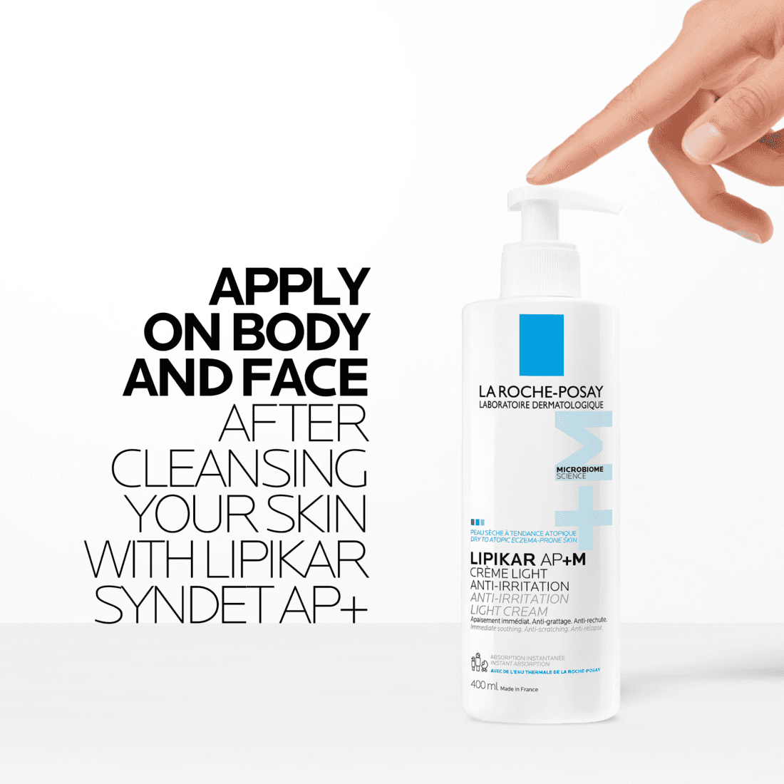 La Roche-Posay Lipikar Light Baume AP+M 400 ml - produktbild 4