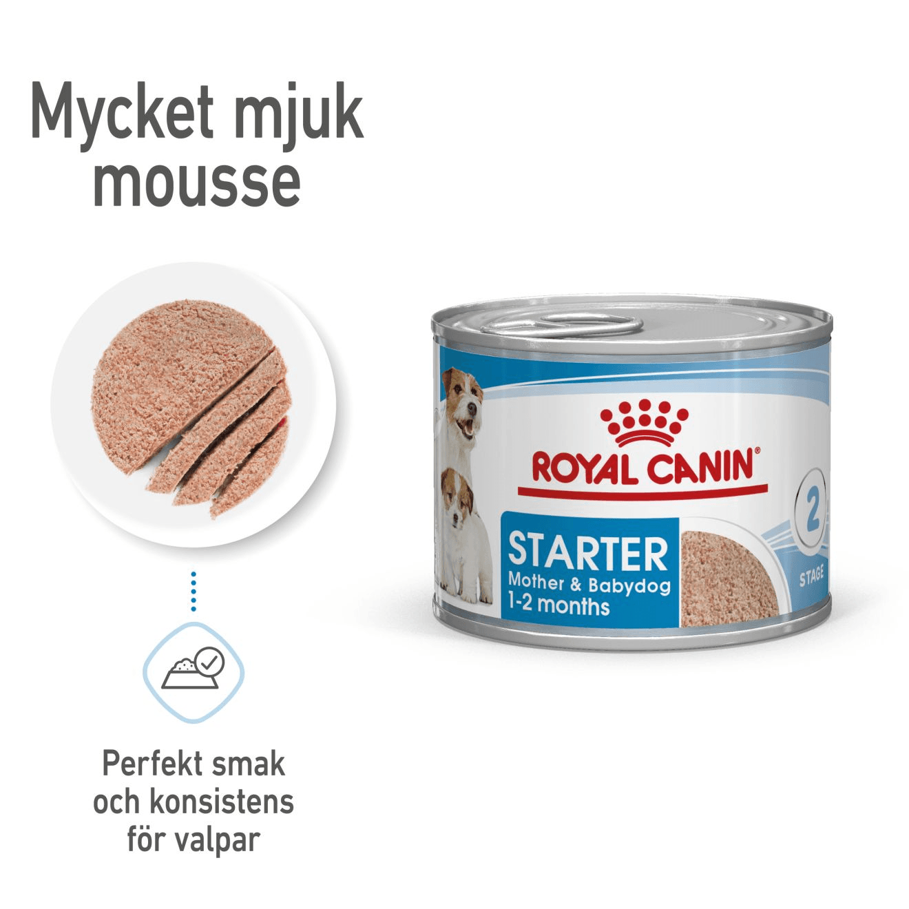 Royal Canin Mother & Babydog Starter Mousse Våtfoder för Hund & Hundvalp 2,34 kg