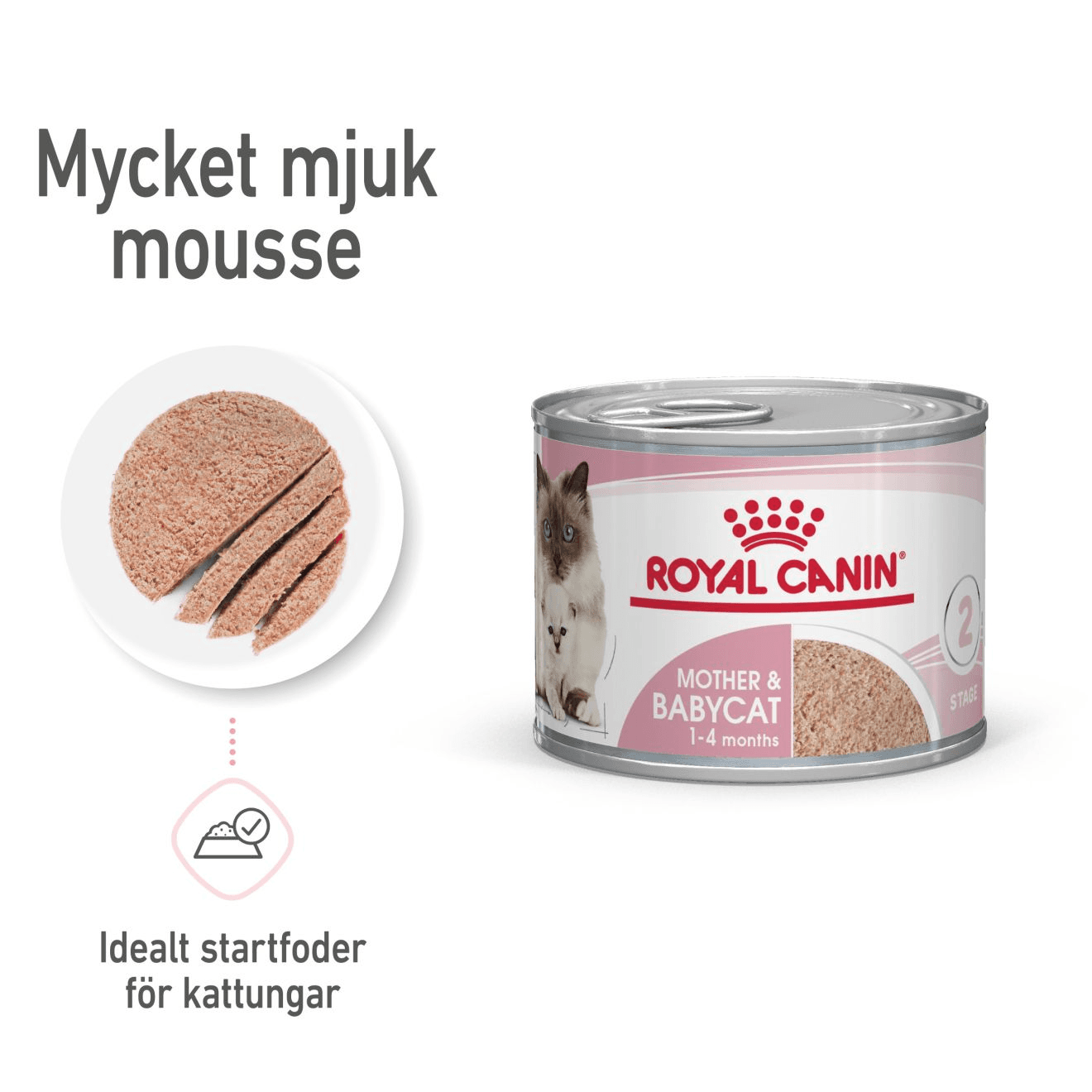 Royal Canin Mother & Babycat Mousse Våtfoder för Katt & Kattunge 2,34 kg