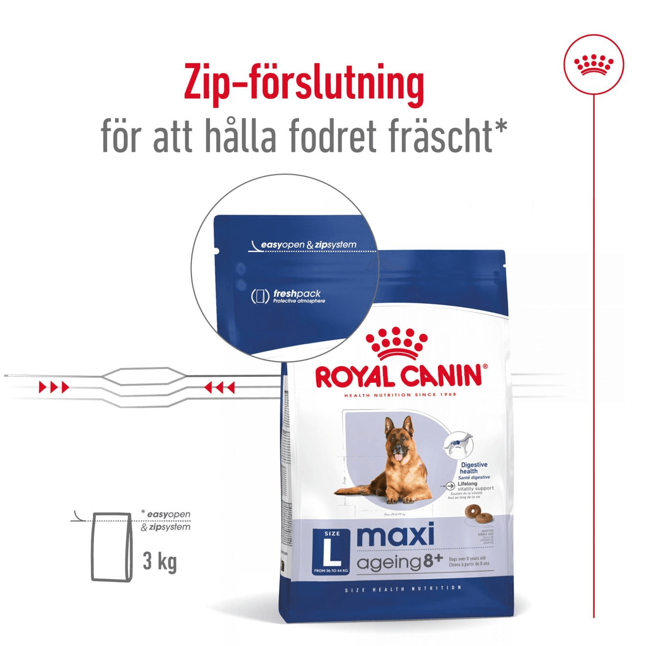 Royal Canin Maxi Ageing 8+ Torrfoder för Hund 15 kg - produktbild 5