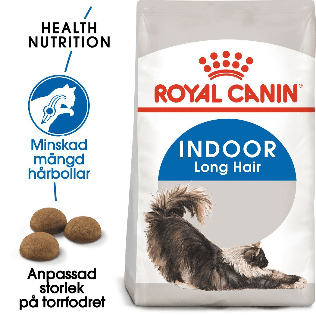 Royal Canin Indoor Long Hair Adult Torrfoder för Katt 10 kg