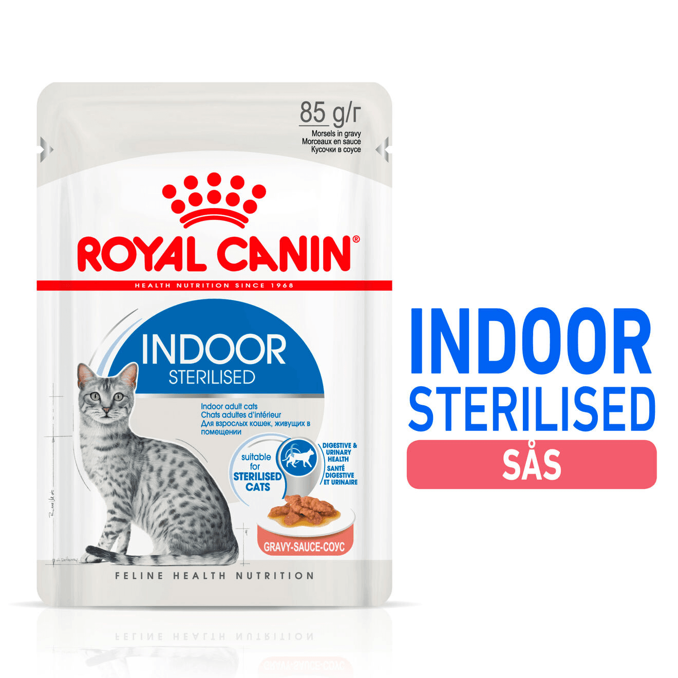 Royal Canin Indoor Sterilised Gravy Adult Våtfoder för Katt 1,02 kg