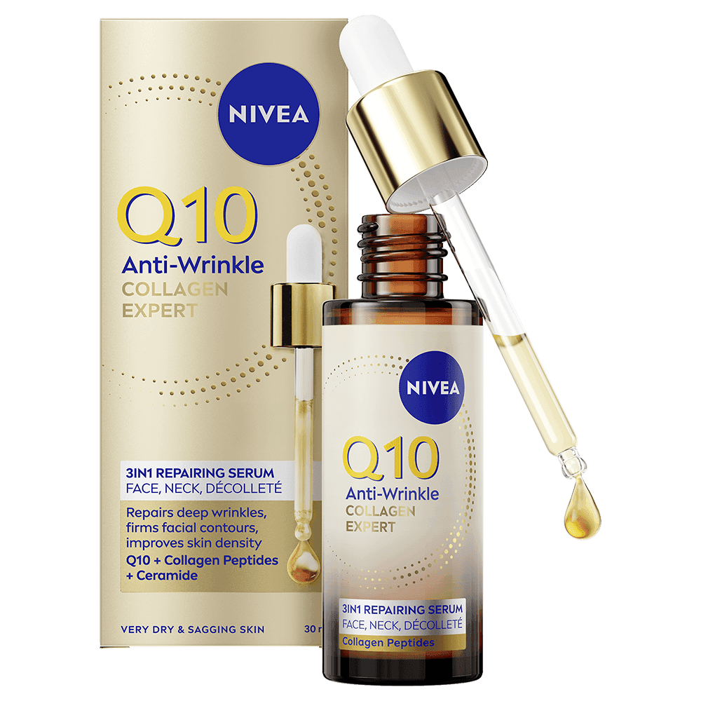 NIVEA Serum Q10 Anti-Wrinkle Collagen Expert 3in1 Repairing Serum 30 ml