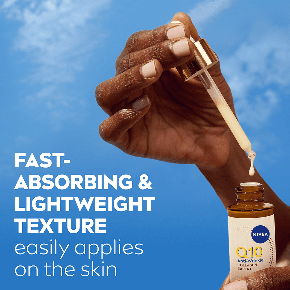 NIVEA Serum Q10 Anti-Wrinkle Collagen Expert 3in1 Repairing Serum 30 ml - produktbild 5