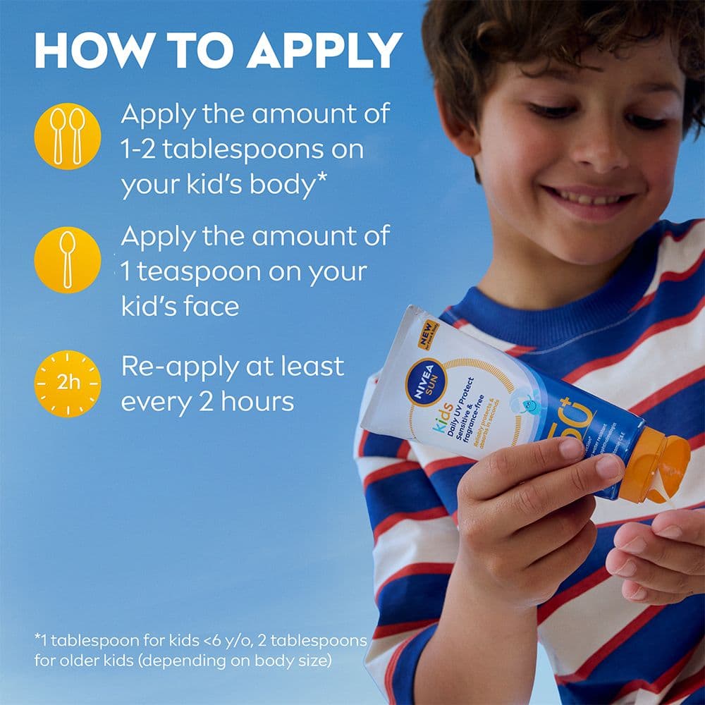 NIVEA SUN Solskydd Kids Daily UV Protect SPF50+ 100ml - produktbild 4