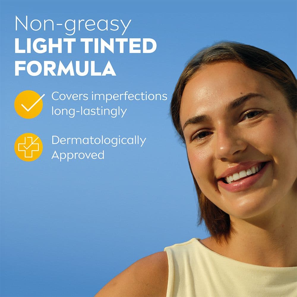 NIVEA SUN UV Face Specialist Ultra Light Daily Fluid, Light Tinted SPF 50+ 40 ml - produktbild 5