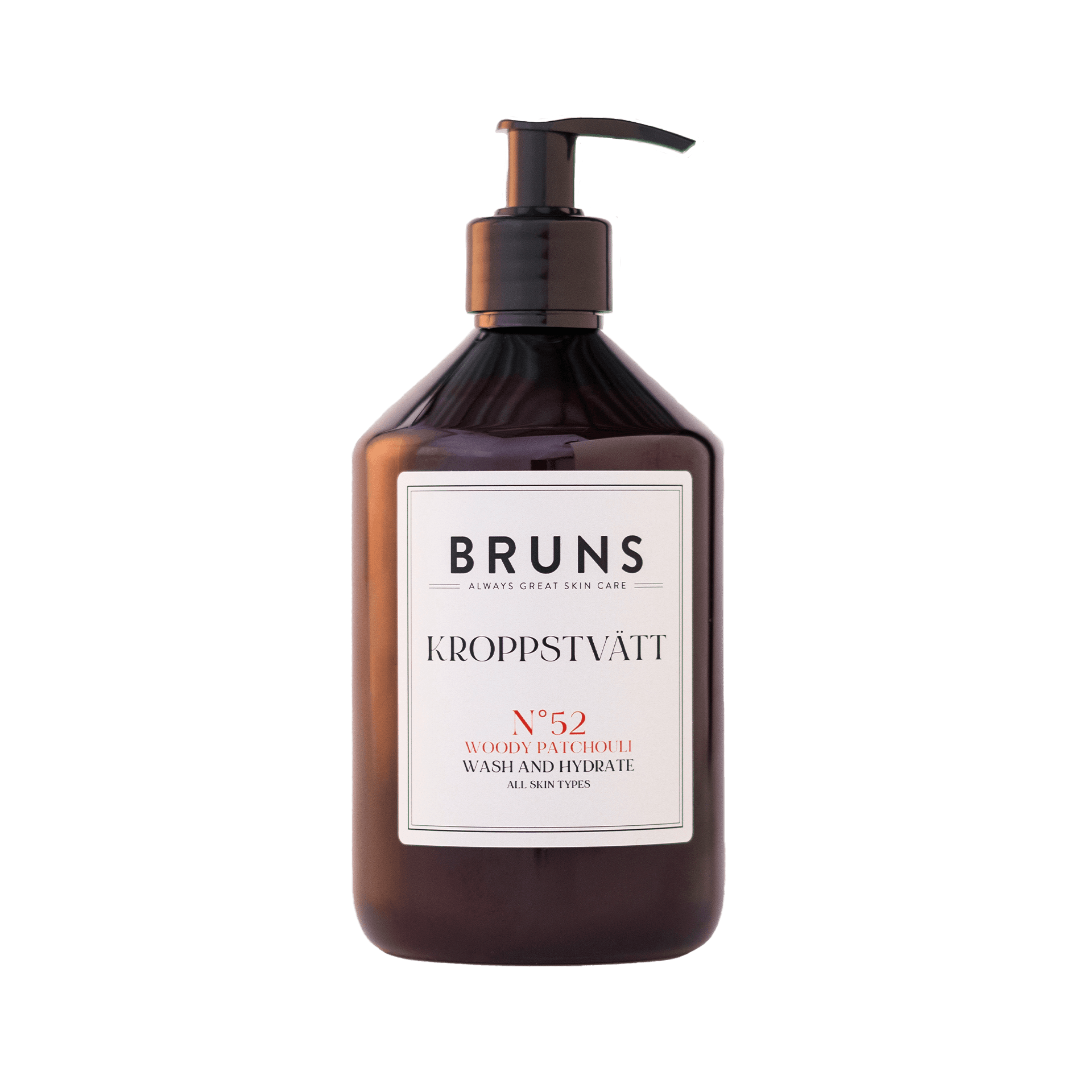 BRUNS Kroppstvätt Nº52 Woody Patchouli 500 ml