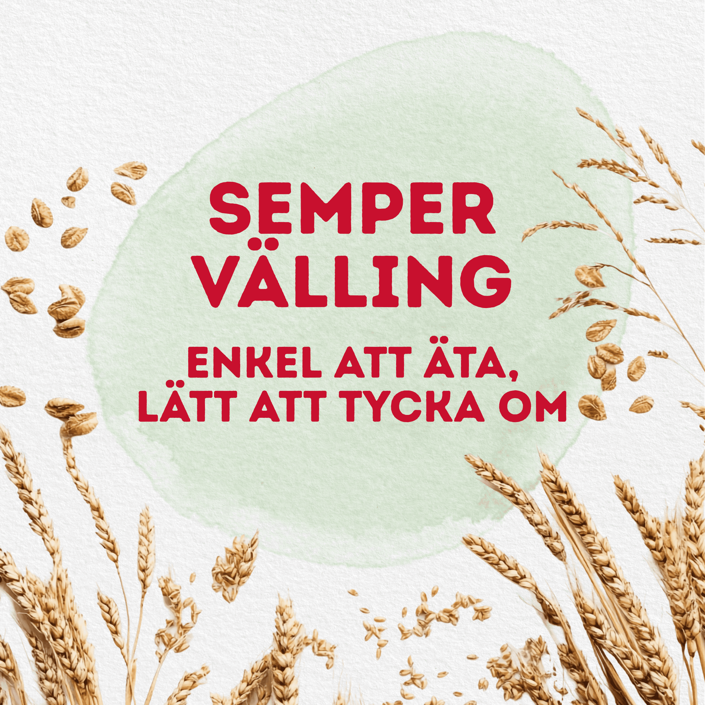 Semper Fullkornsvälling Havre, Vete & Råg 1 år+ 725 g 4