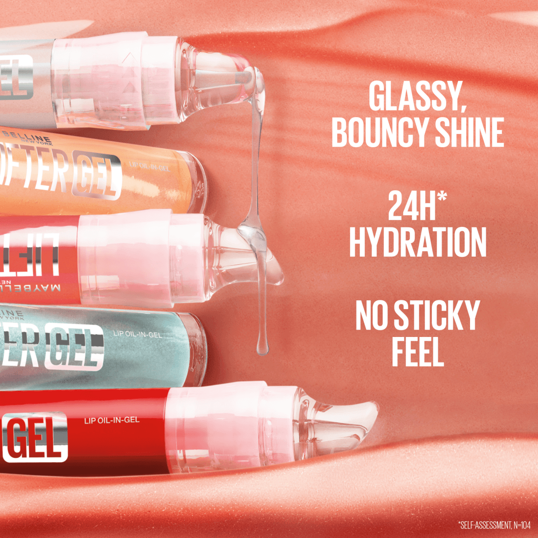 Maybelline New York Lifter Gel Oil-In-Gel Twist Penna 03 Passion Juice 6,6 ml - produktbild 4