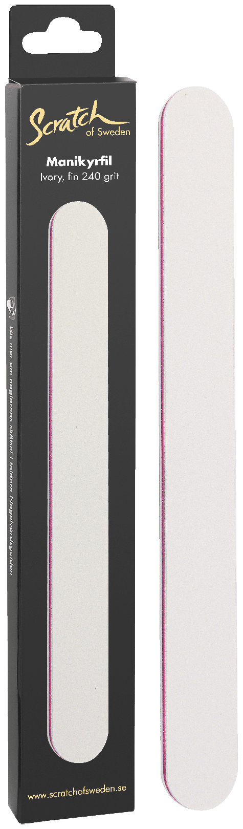 Scratch Manikyrfil Ivory 240 grit