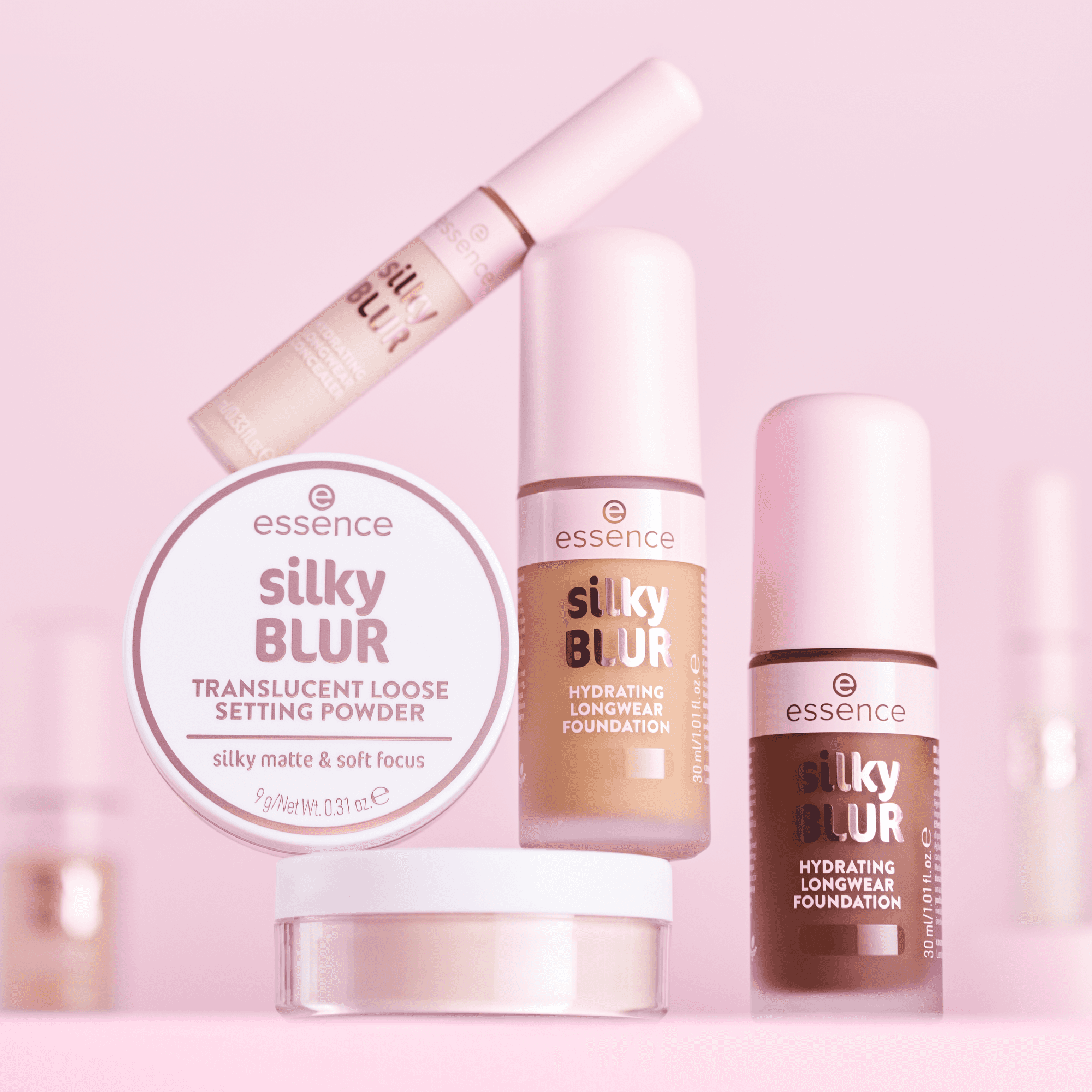 essence Silky Blur Hydrating Longwear Foundation 168 - produktbild 5