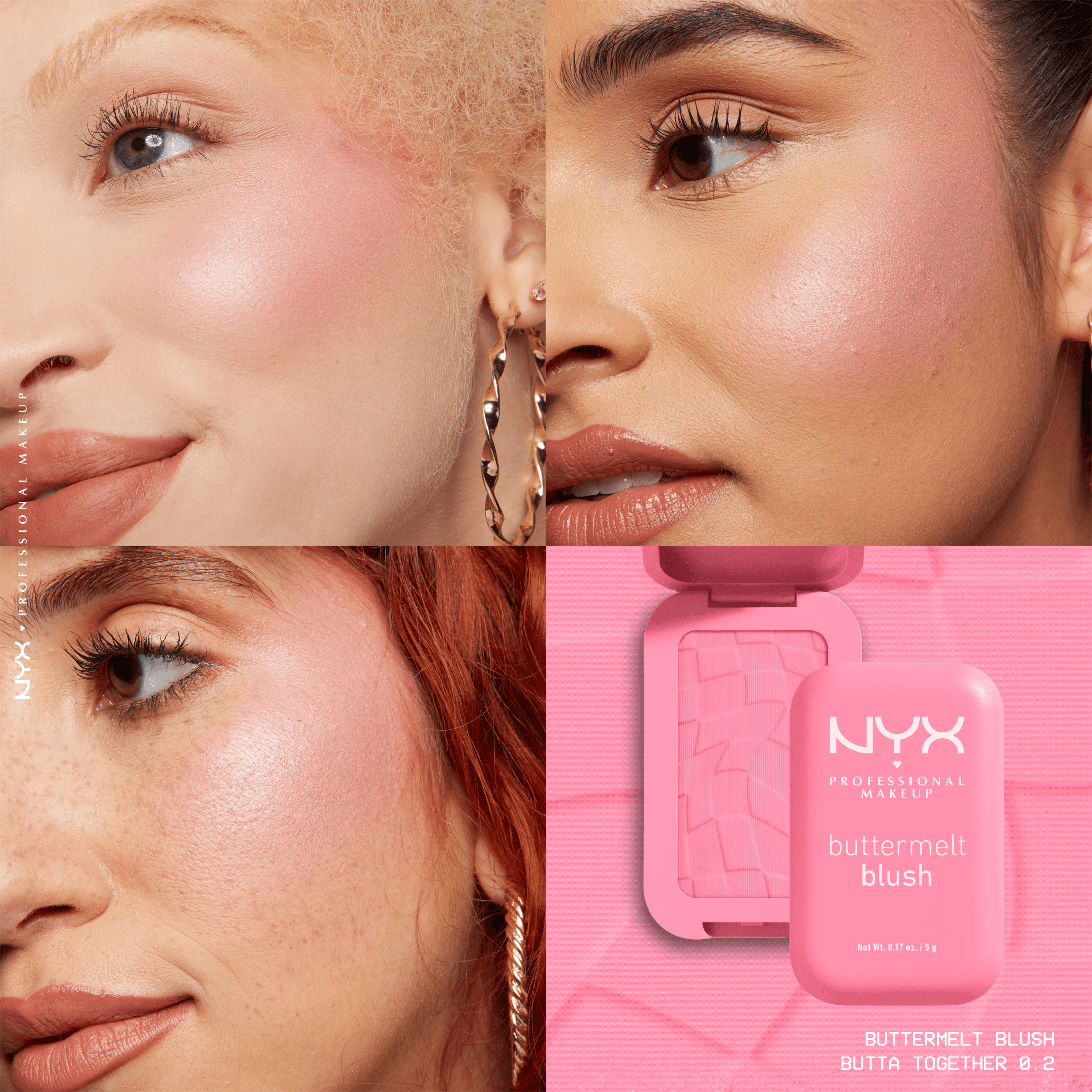 NYX Professional Makeup Buttermelt Blush 02 Butta Together 5 g - produktbild 3