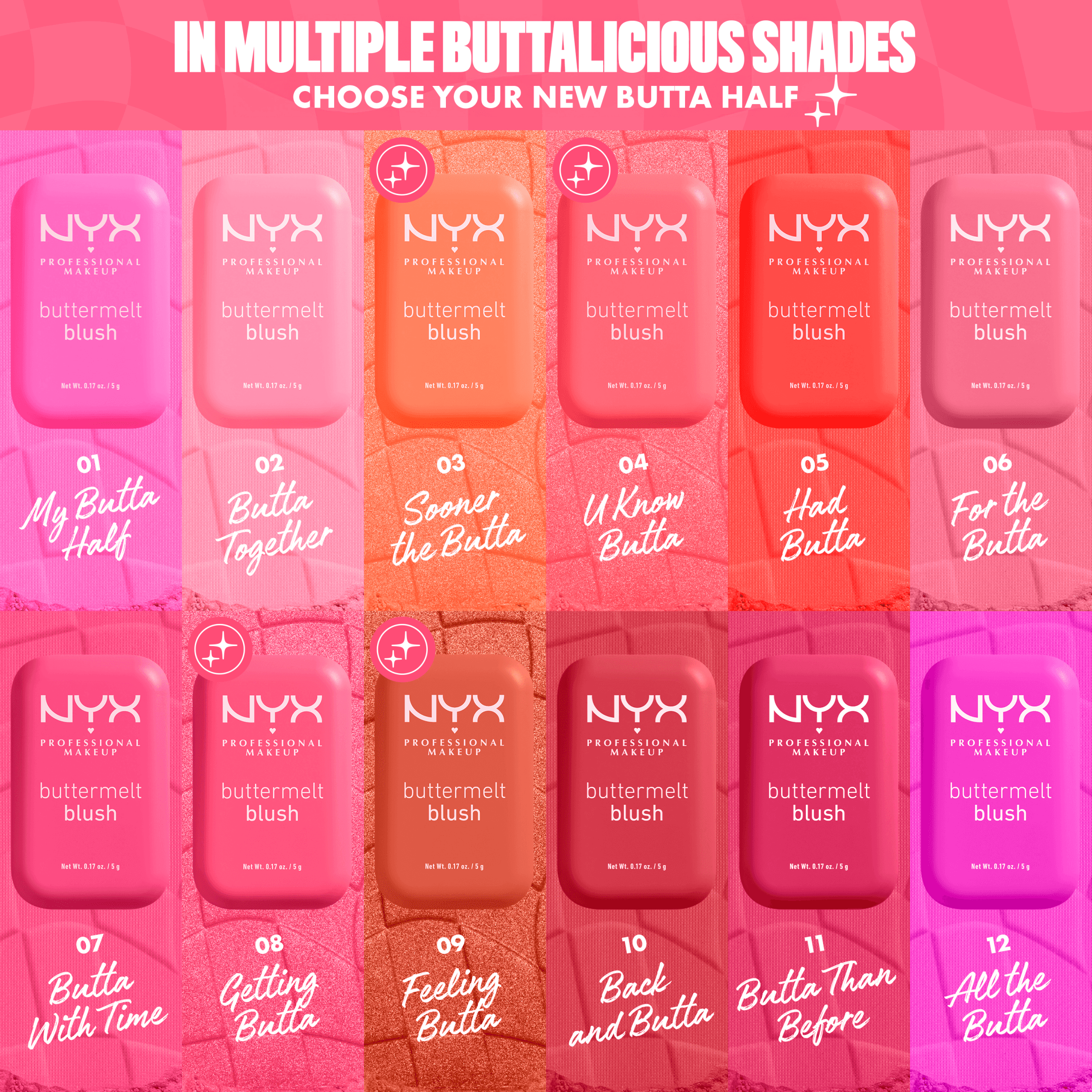 NYX Professional Makeup Buttermelt Blush 02 Butta Together 5 g - produktbild 5
