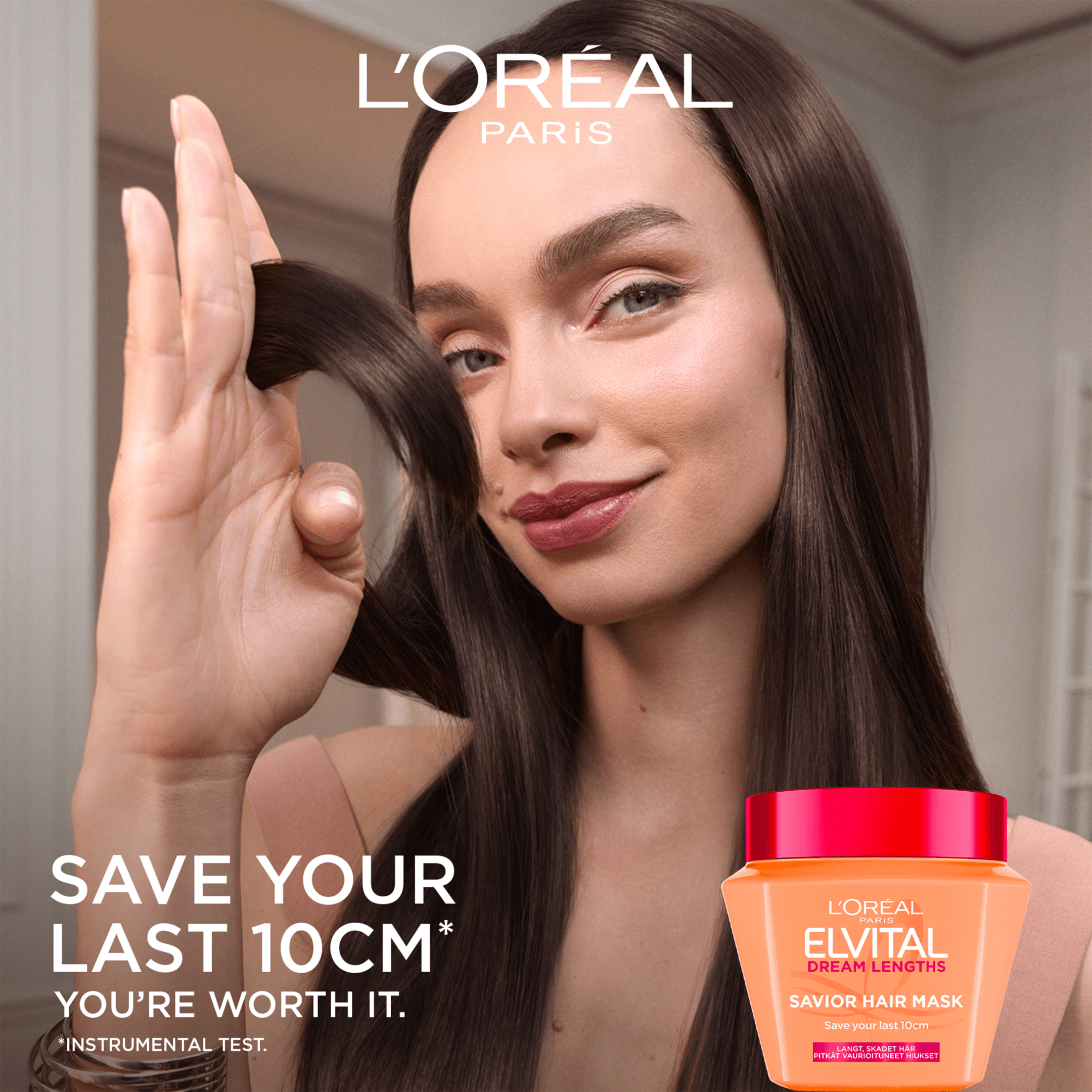 L'Oréal Paris Elvital Dream Length Long Damaged Hair Mask 300 ml - produktbild 3