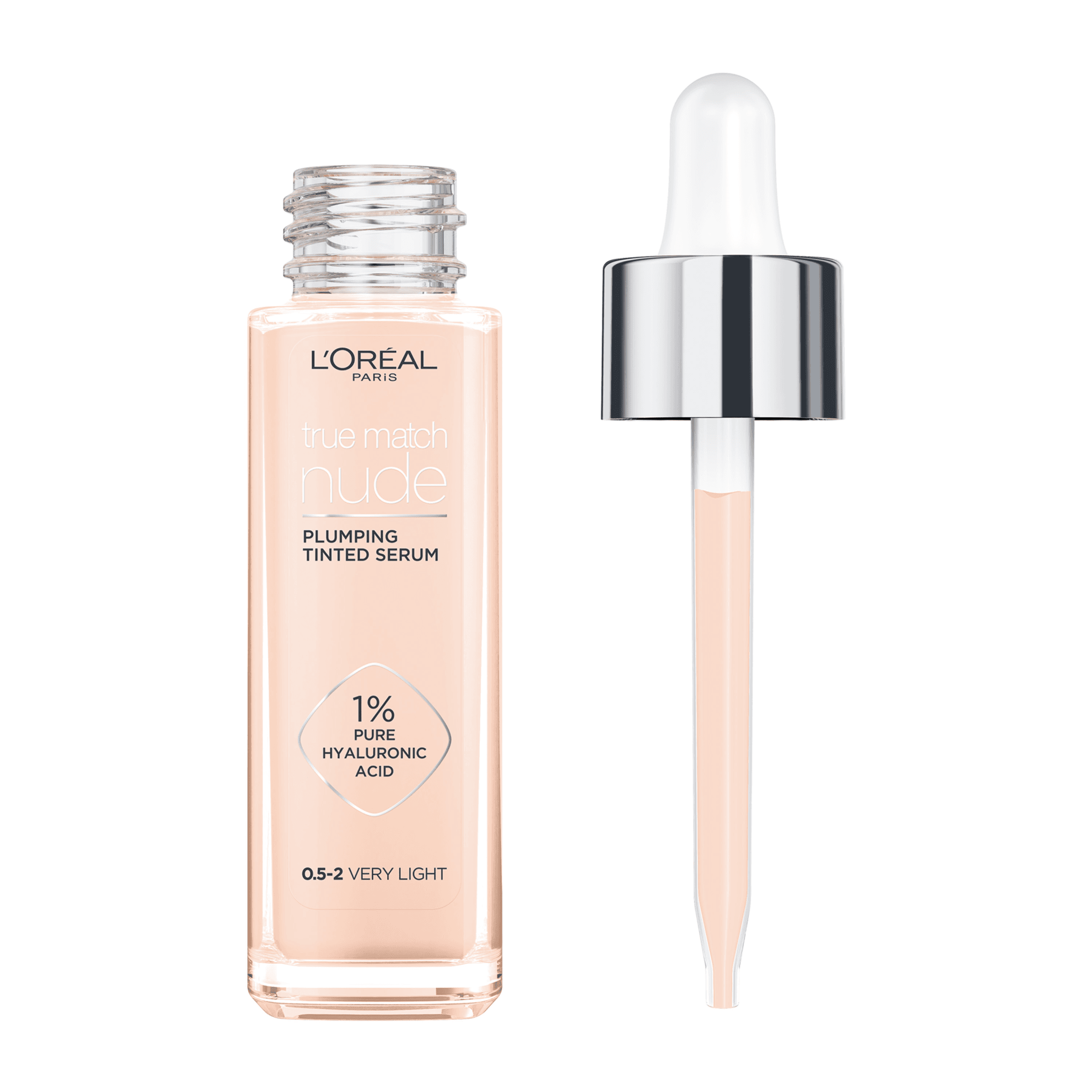 L'Oreal Paris True Match Nude Plumping Tinted Serum 0,5-2 Very Light 30 ml 2