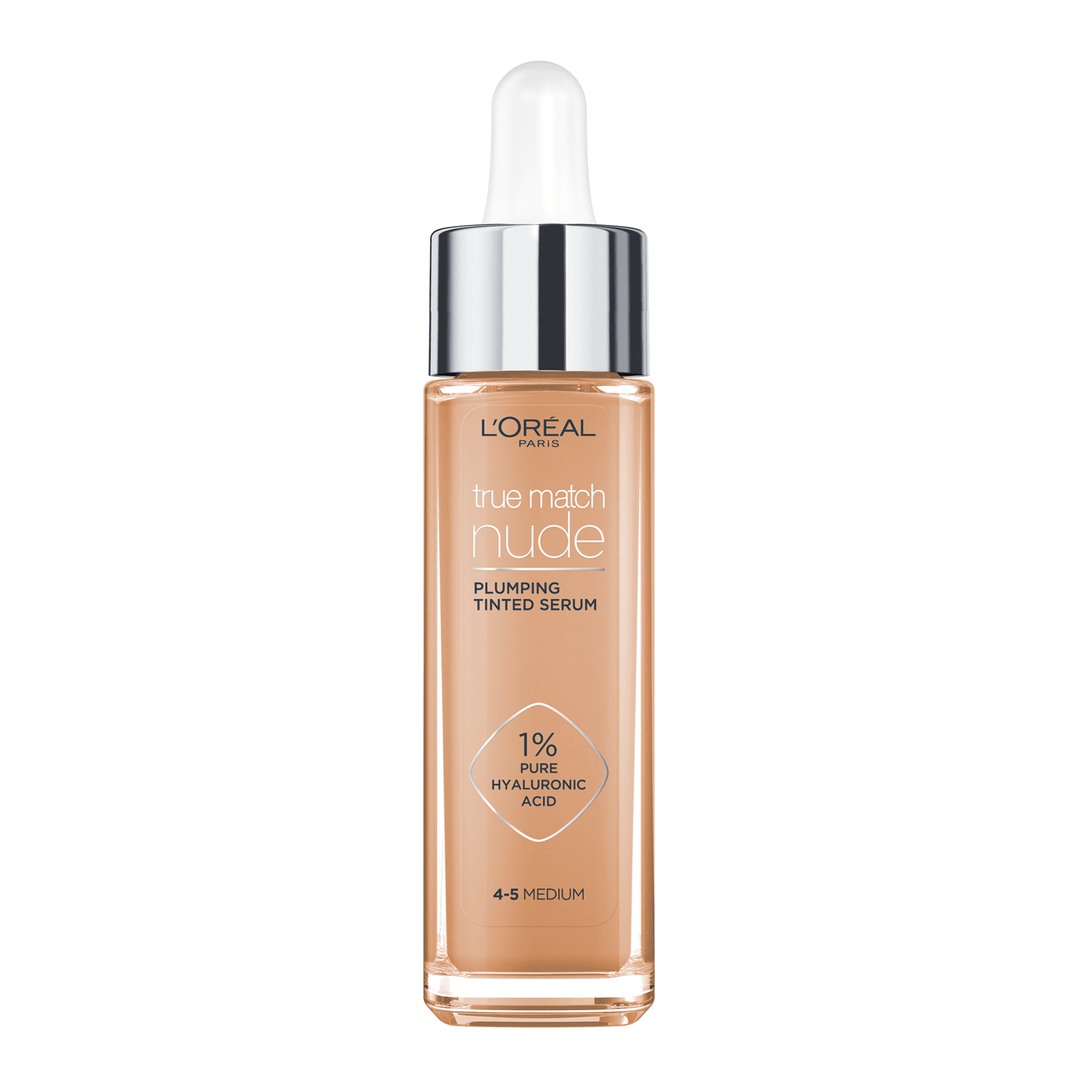 L'Oreal Paris True Match Nude Plumping Tinted Serum 4-5 Medium 30 ml