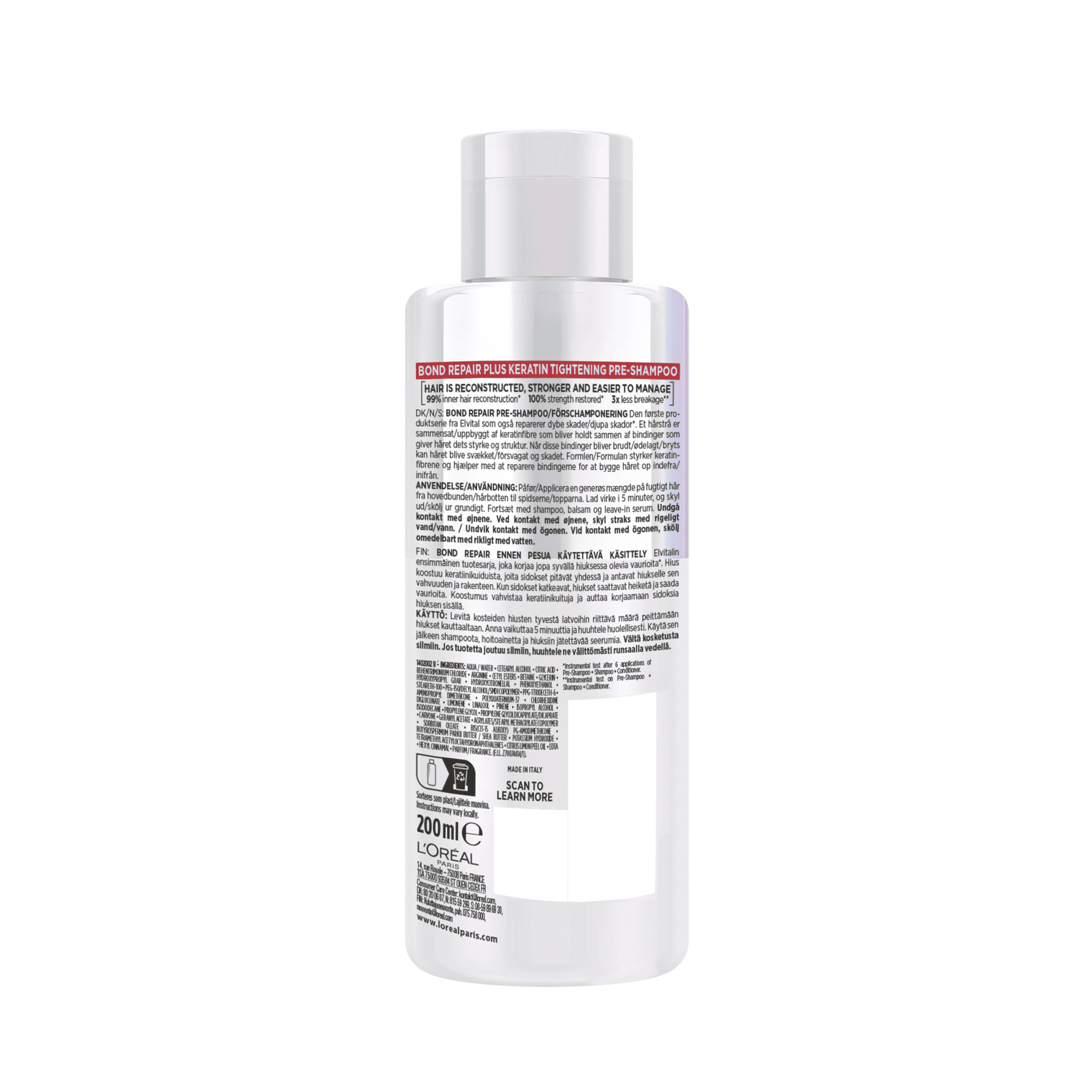 L´Oréal Paris Elvital Bond Repair Pre-Shampoo 200 ml - produktbild 2