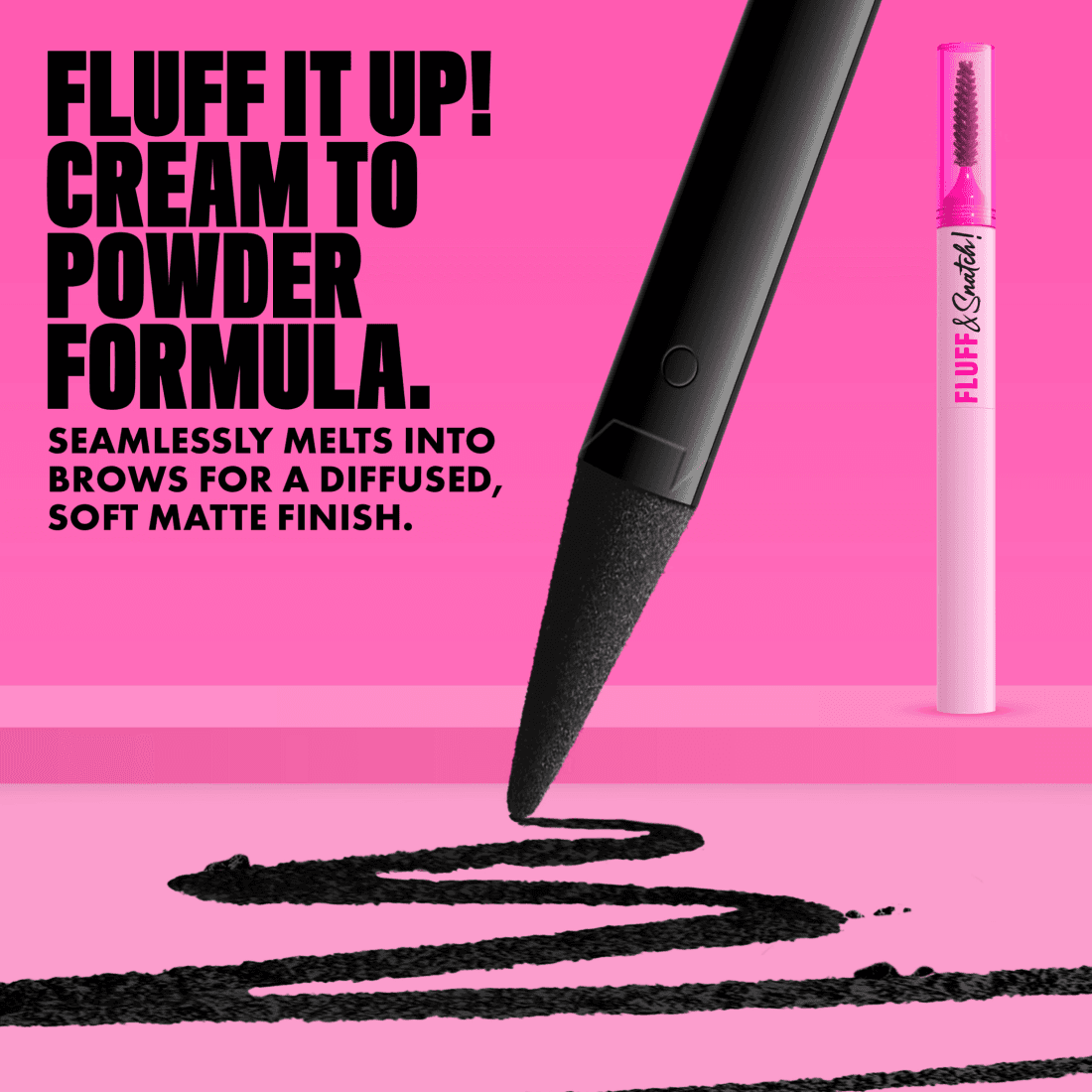 NYX Professional Makeup Fluff & Snatch Brow Powder Pen 08 Black 1 g 3