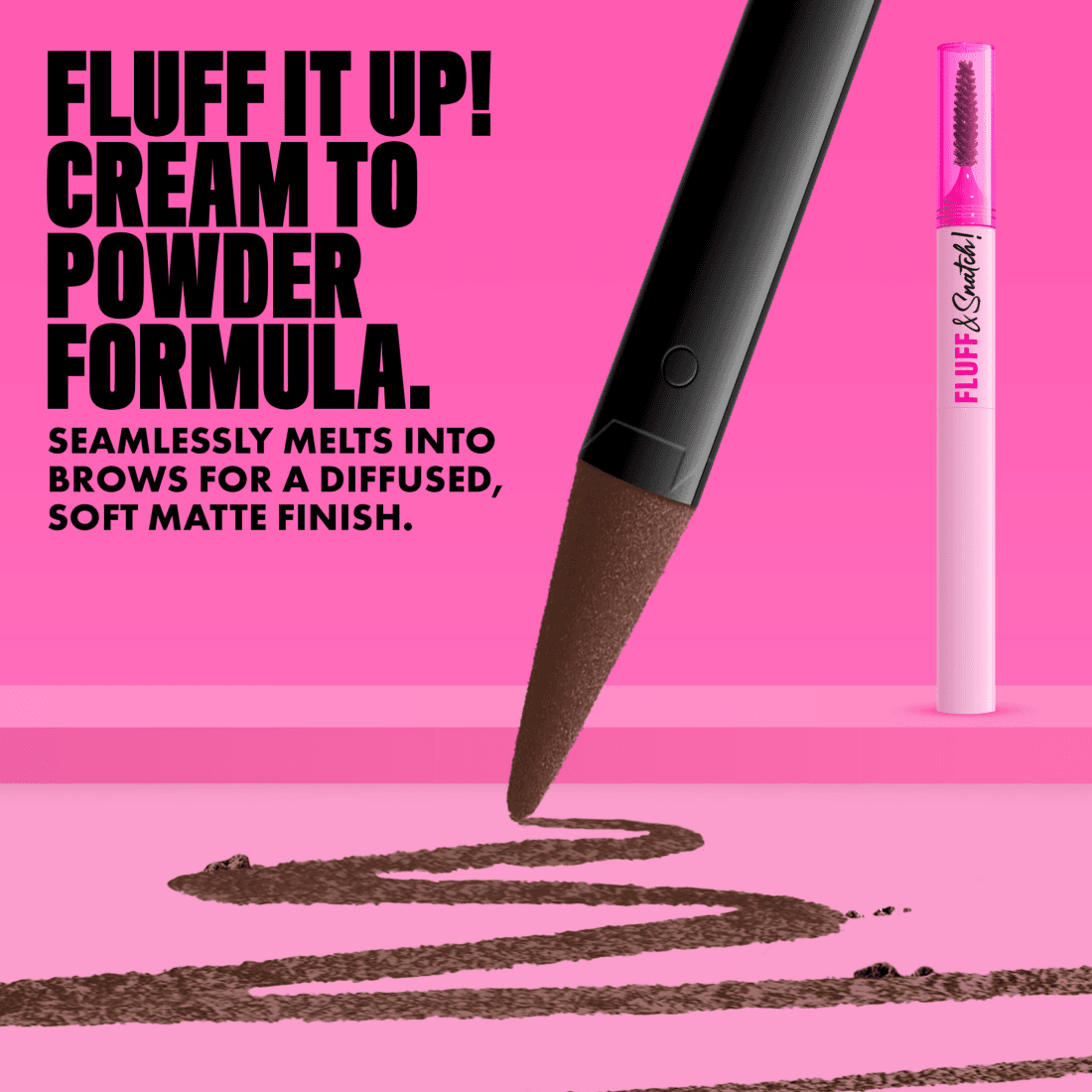 NYX Professional Makeup Fluff & Snatch Brow Powder Pen 06 Brunette 1 g 3