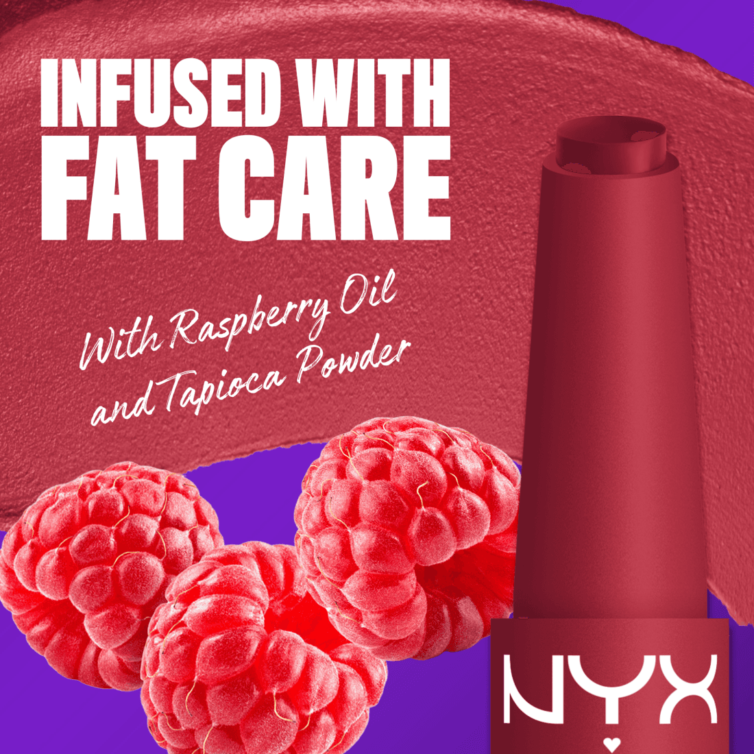 NYX Professional Makeup Fat Matte Slick Click Lip Balm 16 Plushin' Plum 8 ml 3