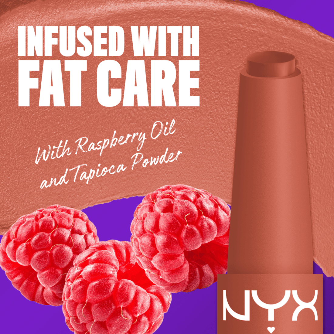 NYX Professional Makeup Fat Matte Slick Click Lip Balm 01 Cozy Whipped 8 ml 3