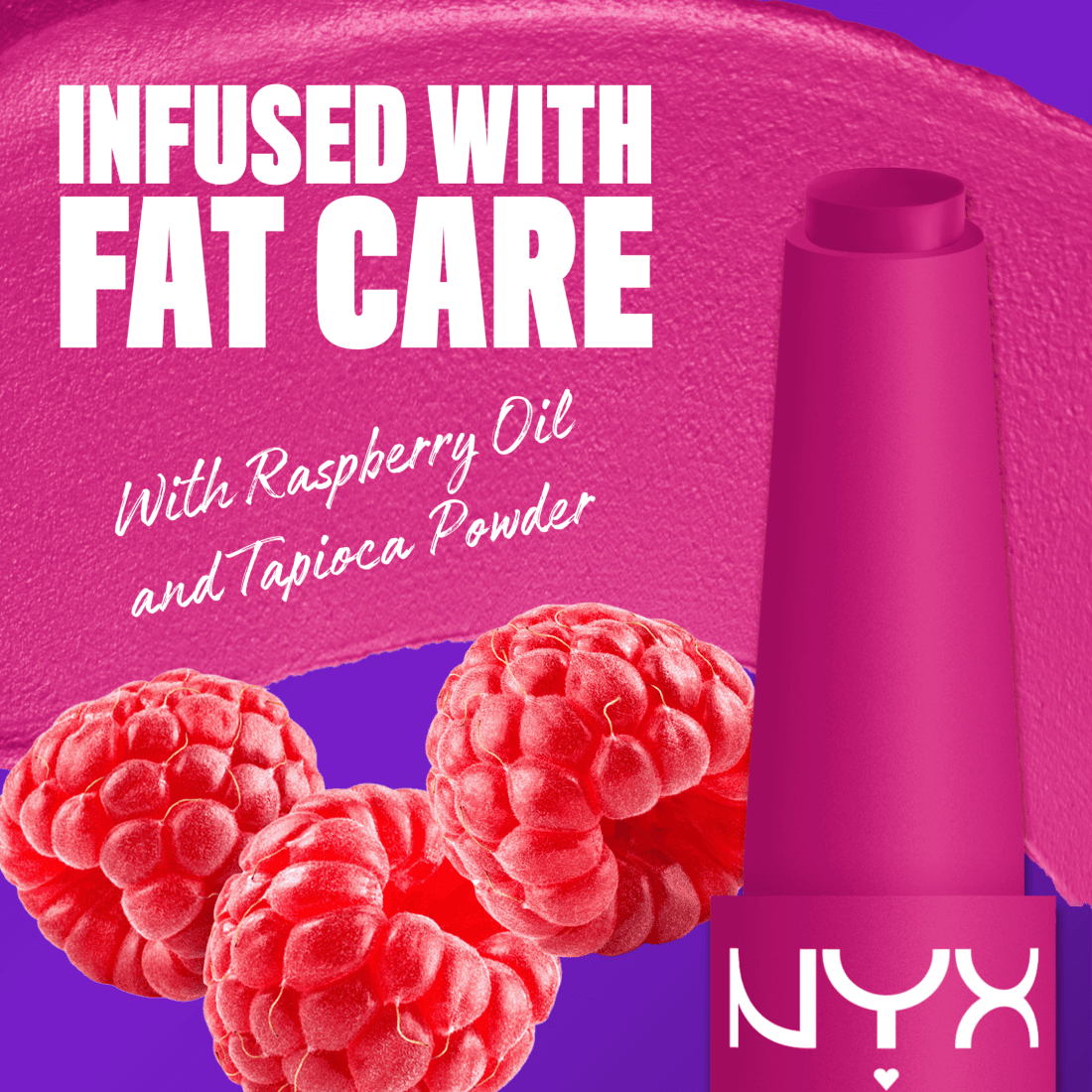 NYX Professional Makeup Fat Matte Slick Click Lip Balm 13 Fluffy Fuchsia 8 ml 3