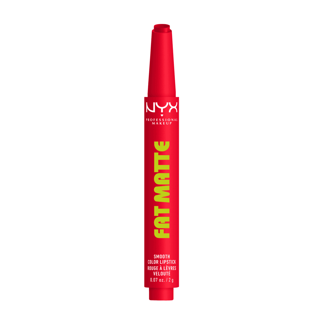 NYX Professional Makeup Fat Matte Slick Click Lip Balm 15 Fuzzy Flame 8 ml