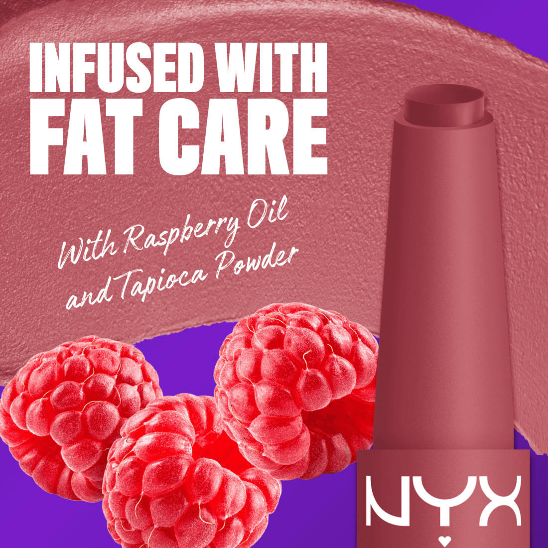 NYX Professional Makeup Fat Matte Slick Click Lip Balm 12 Blush Blanket  8 ml 3