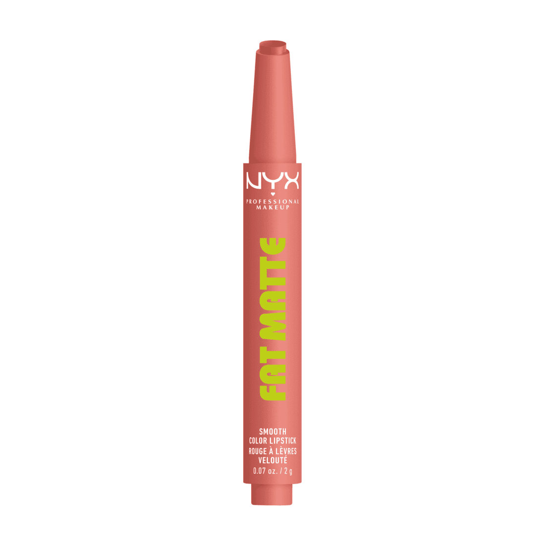 NYX Professional Makeup Fat Matte Slick Click Lip Balm 02 Cashemere Cutie 8 ml