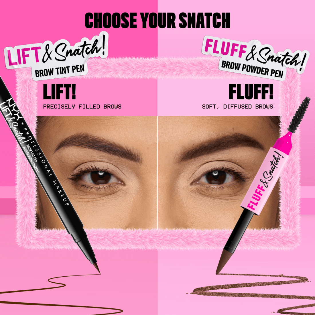 NYX Professional Makeup Fluff & Snatch Brow Powder Pen 03 Auburn 1 g 5