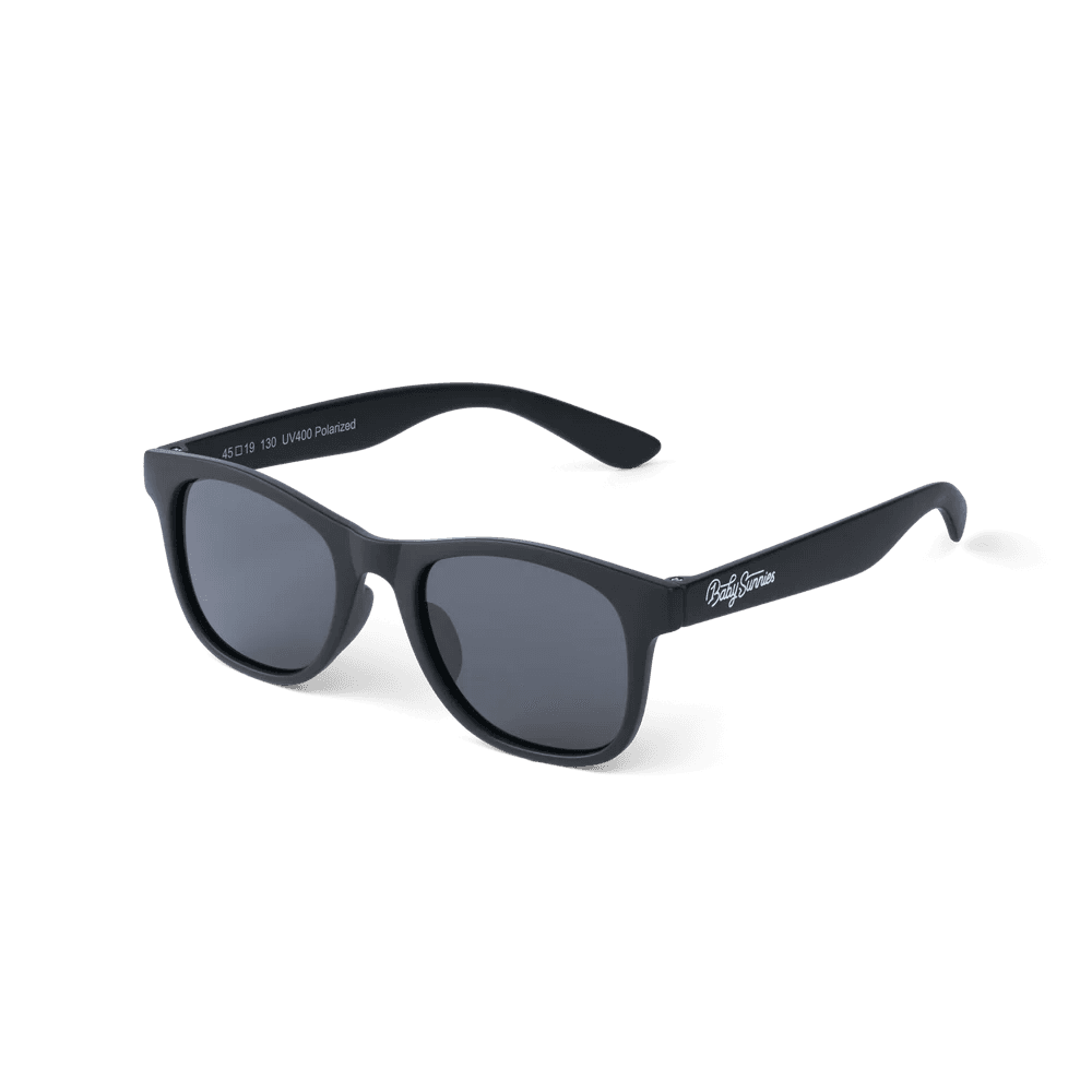 Baby Sunnies Kids Sunglasses Black 3-8 år