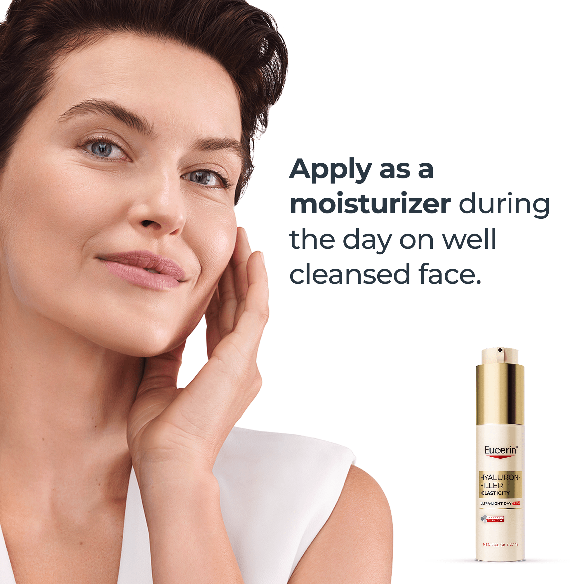 Eucerin Dagkräm Hyaluron-Filler+Elasticity Ultra-Light SPF50+ 50 ml 4