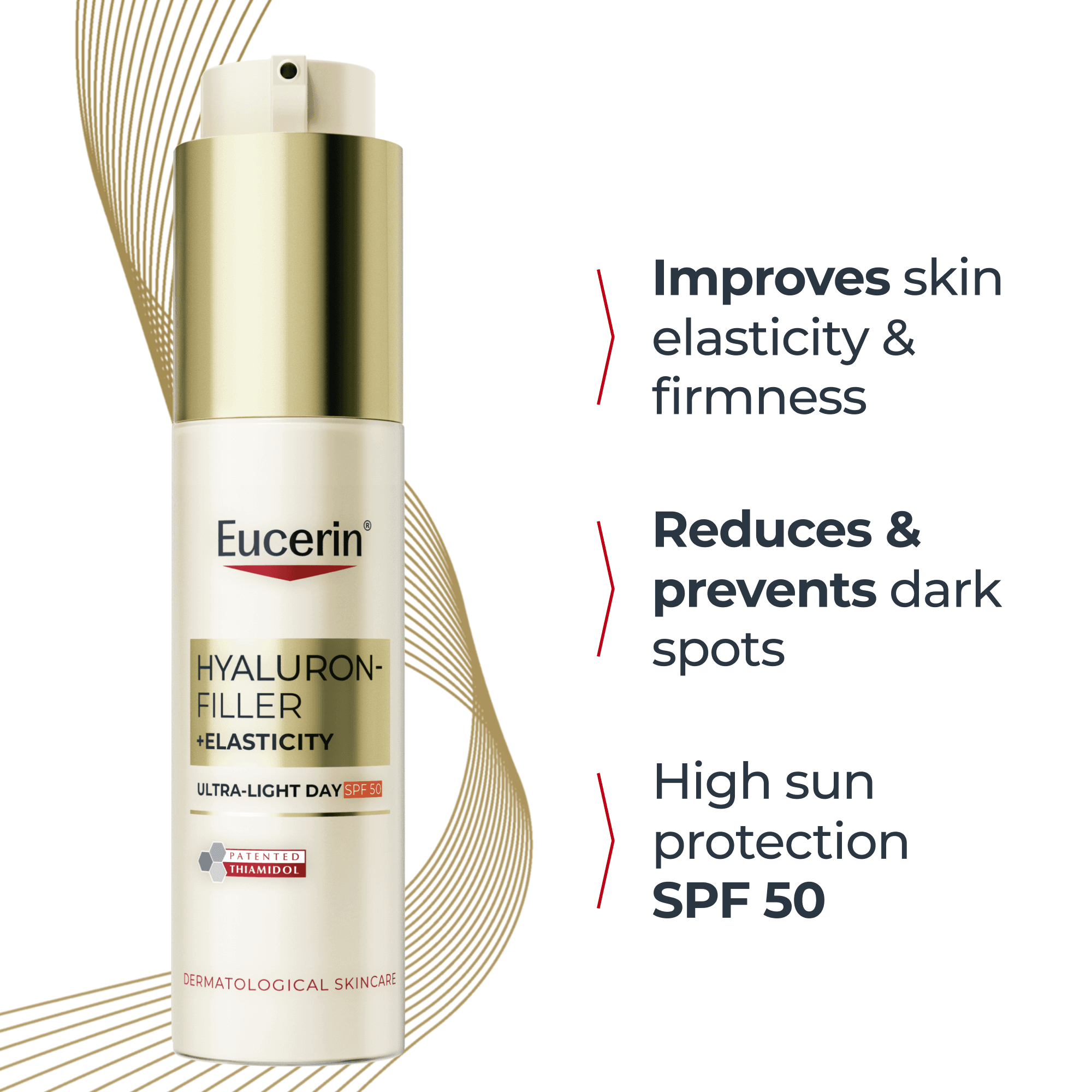 Eucerin Dagkräm Hyaluron-Filler+Elasticity Ultra-Light SPF50+ 50 ml 5