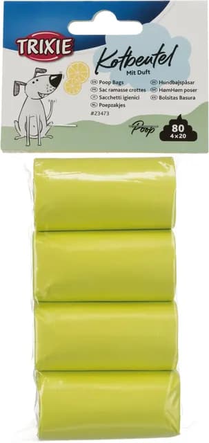 Trixie Bajspåsar Citrondoft 4 rullar x 20 st
